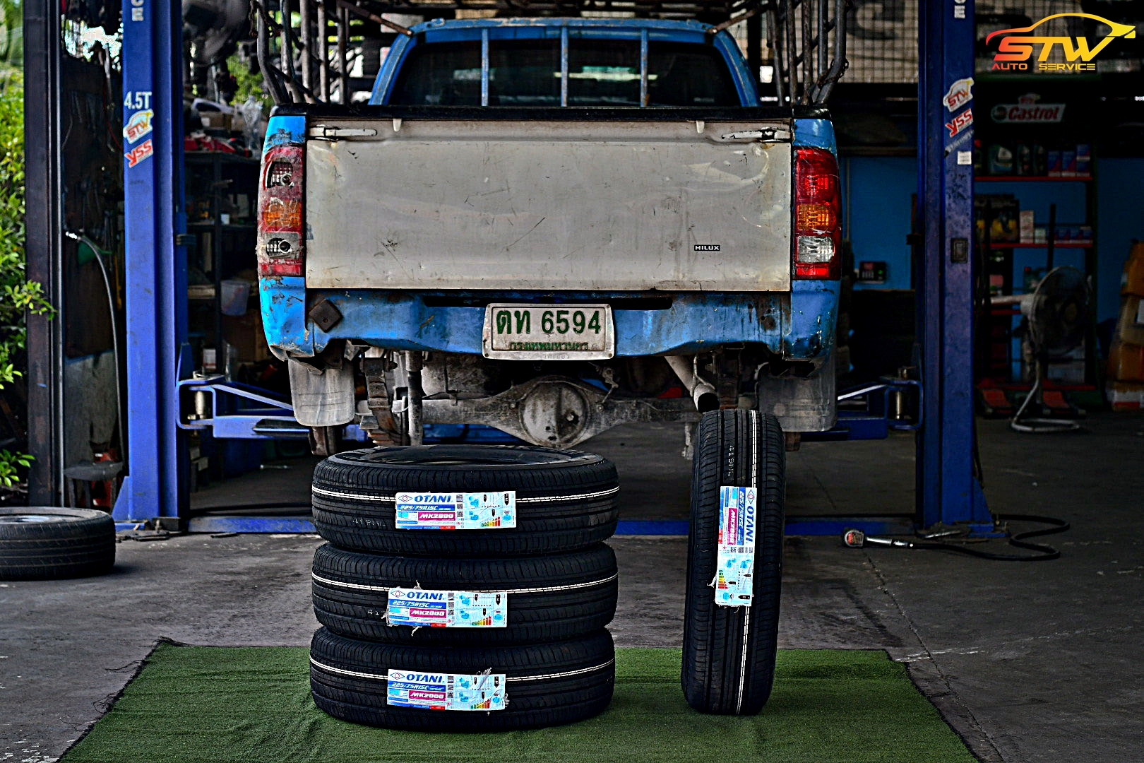 ยาง OTANI MK2000 225/75R15 110/108Q ติดตั้งใส่ TOYOTA VIGO