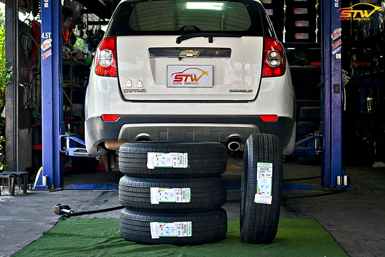 ยาง GOODRIDE CROSS LEGEND SU320 215/70R16 100T ติดตั้งใส่ Chevrolet Captiva