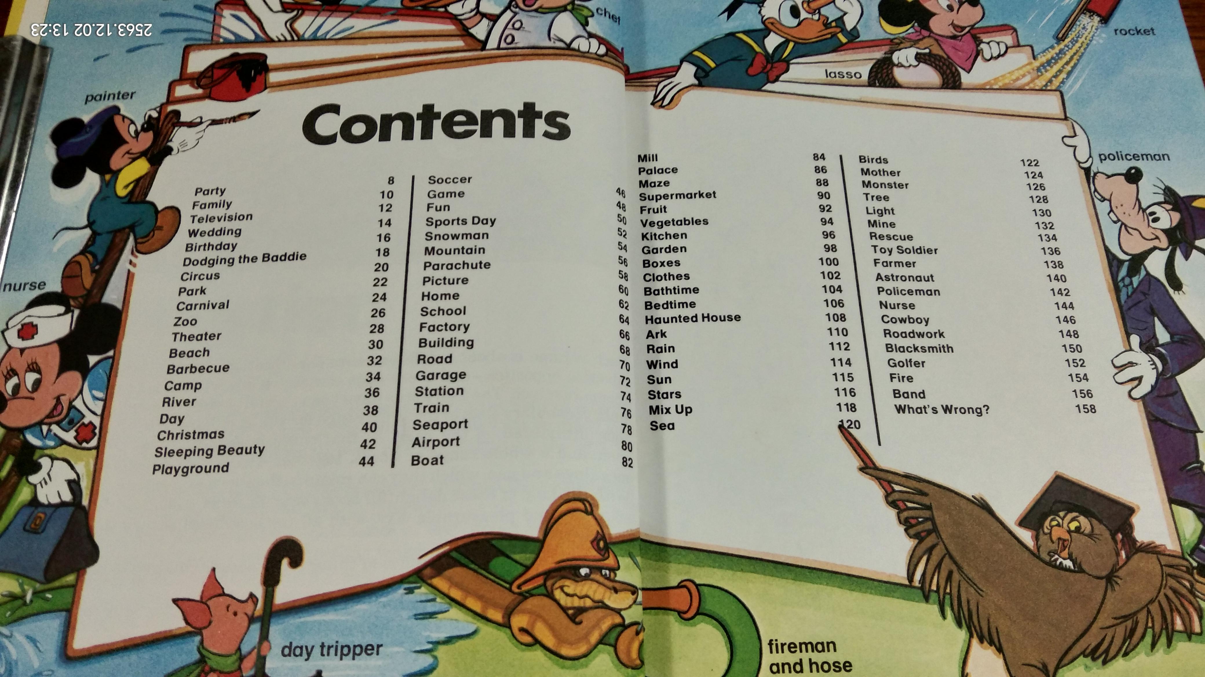 Words that Name Things : Walt Disney