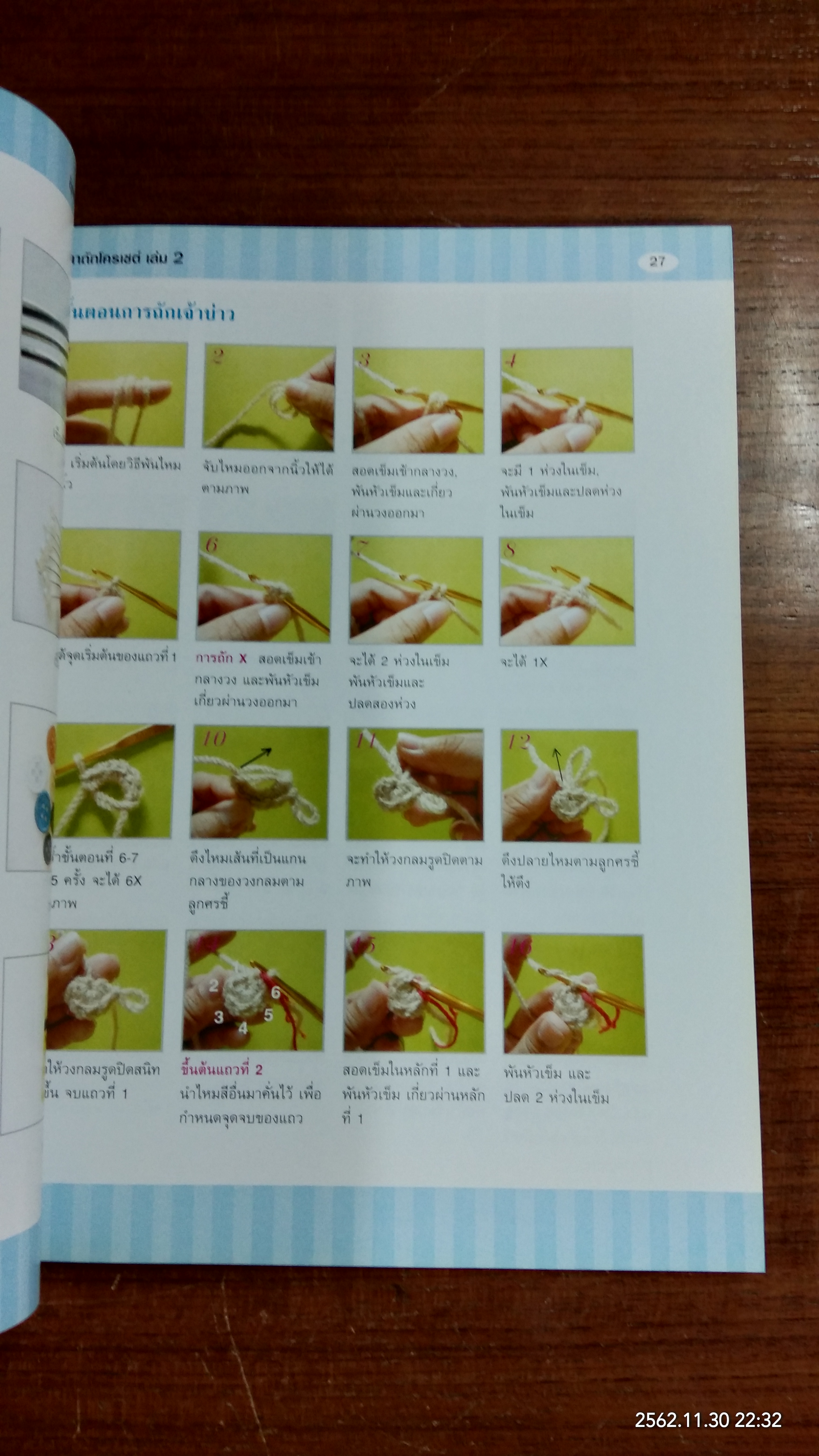 งานฝีมือ ตุ๊กตาถักโครเชต์ เล่ม 2