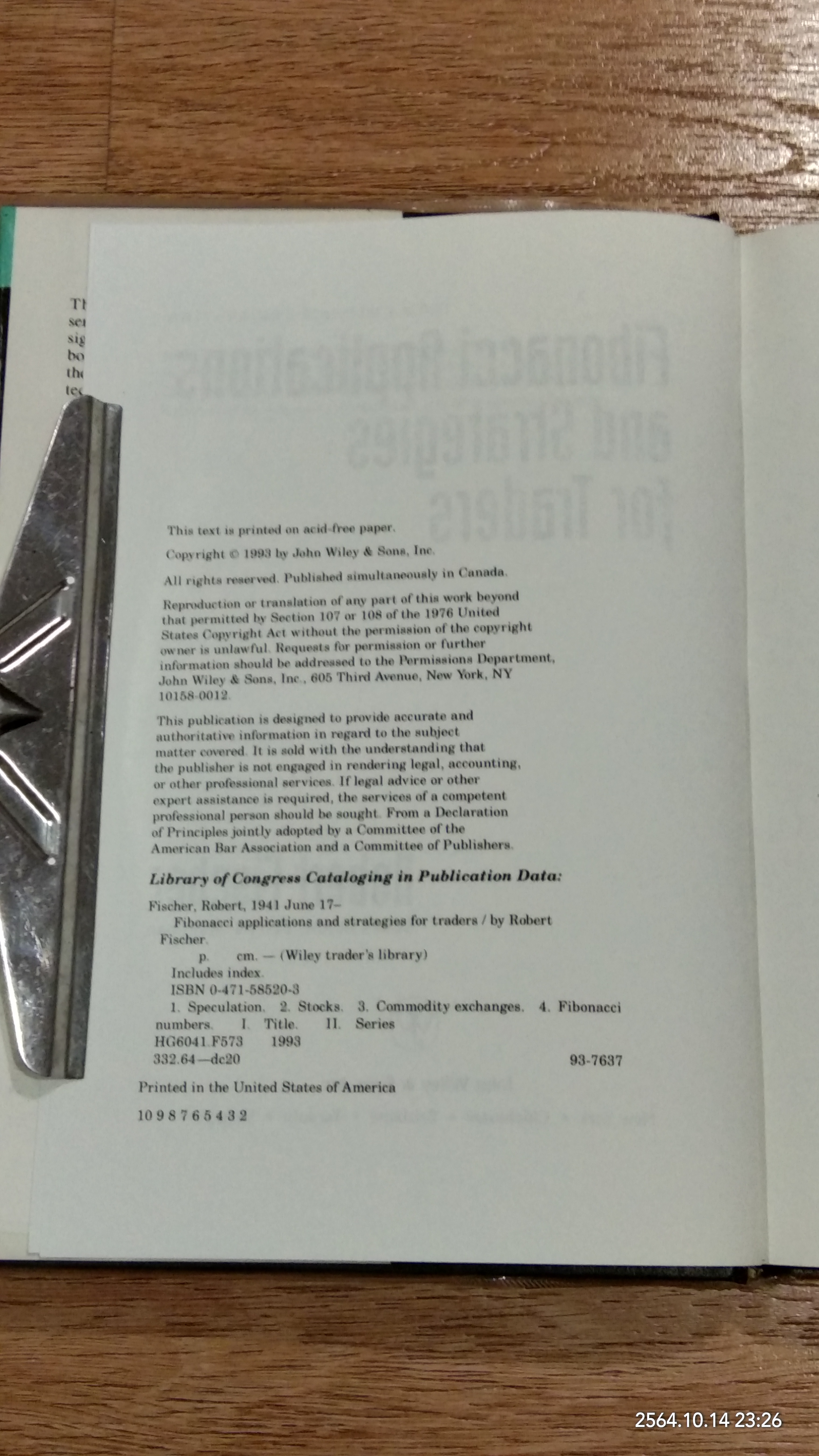 Fibonacci Applications and Strategies for Traders / Robert Fischer