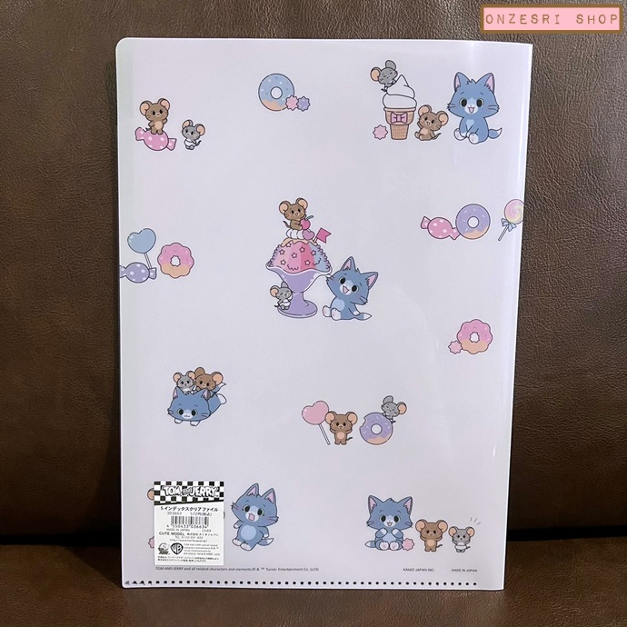 แฟ้ม A4 ลาย Tom and Jerry (Anime series) แยกใส่เอกสารได้ 5 ช่อง