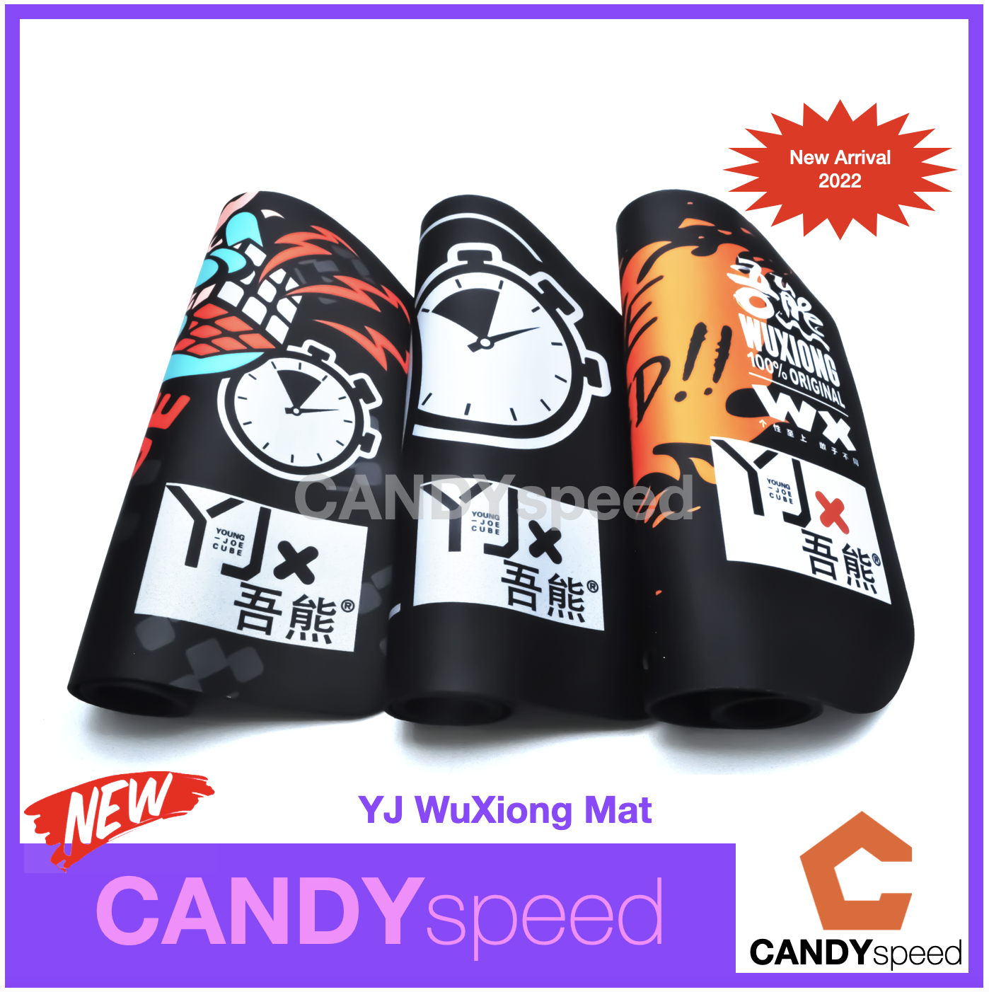New! YJ WuXiong Mat Cubing Mat Stack Cup Training Mat แผ่นรองเล่นรูบิค,สแต็คคัพ | By CANDYspeed