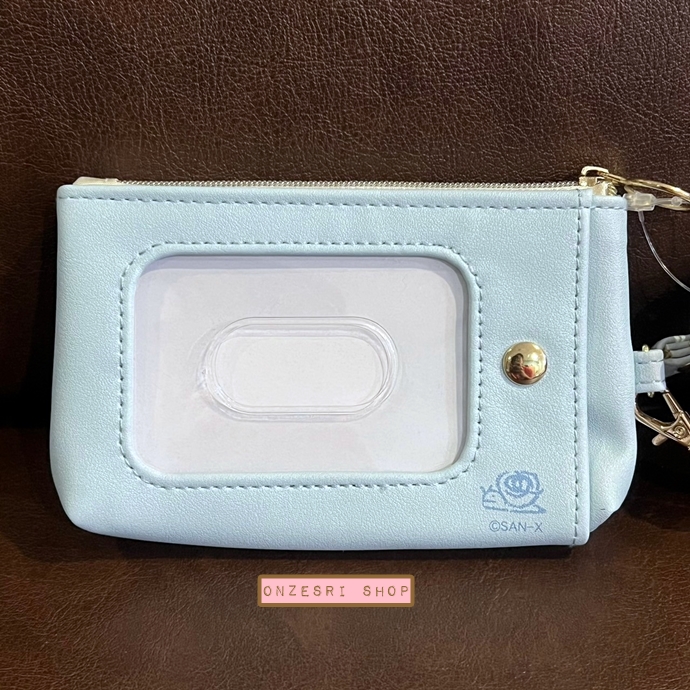 กระเป๋าใส่บัตร/ใส่เหรียญ Sumikko Gurashi Drawing Coin & Pass Case ขนาด 9 x 14 x 1 ซม. ทำจากหนังเทียม