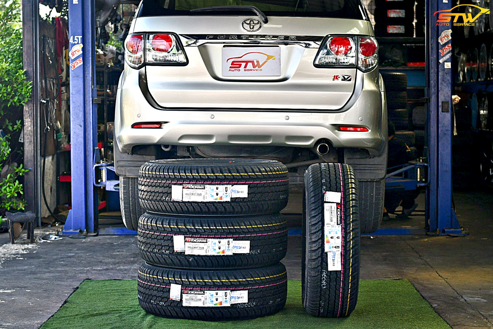 ยาง YOKOHAMA GEOLANDAR AT-S G94 265/65R17 112S ติดตั้งใส่ TOYOTA FORTUNER