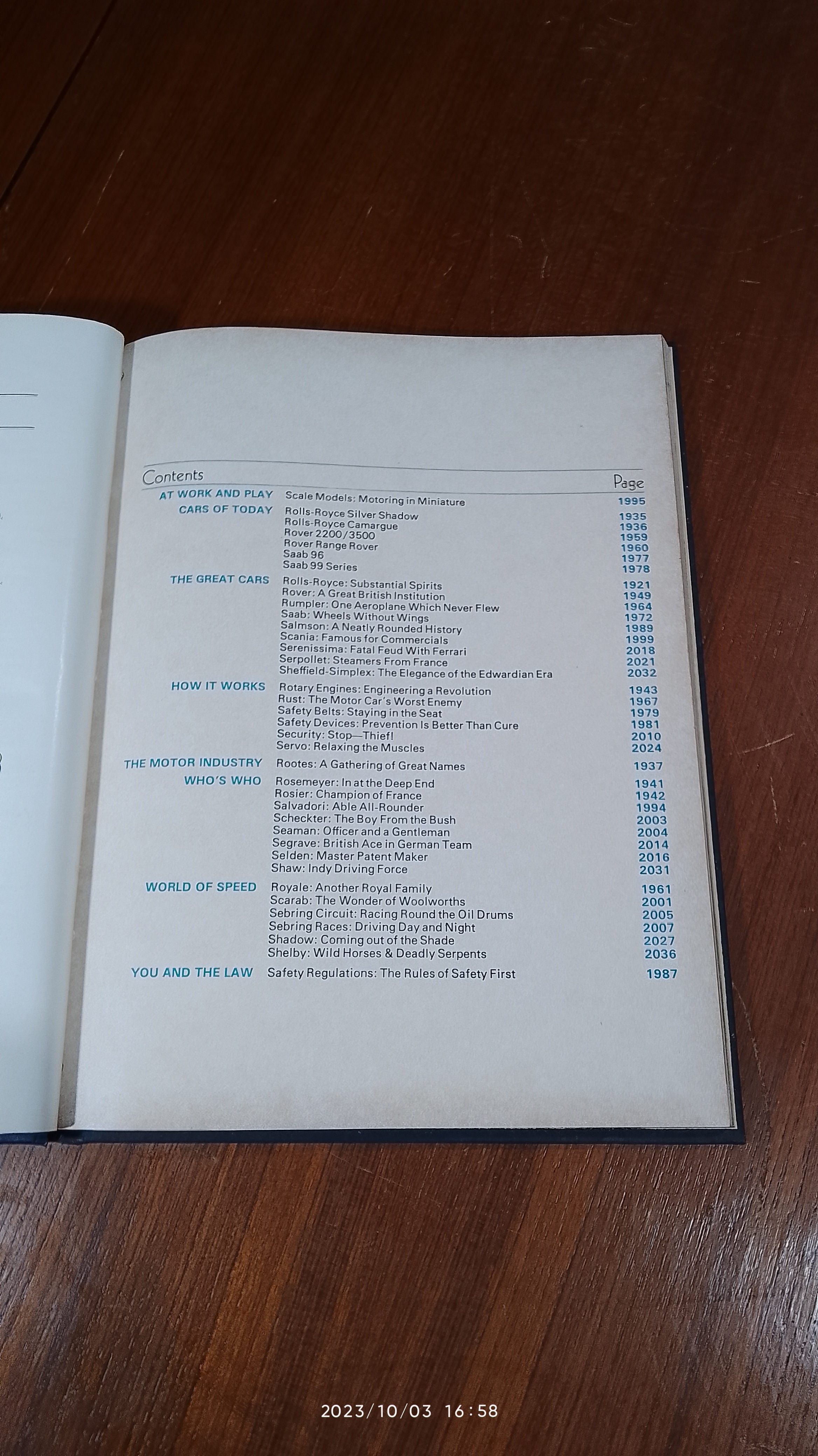 The World of Automobiles - An Illustrated Encyclopedia of the Motor Car : Volume 17