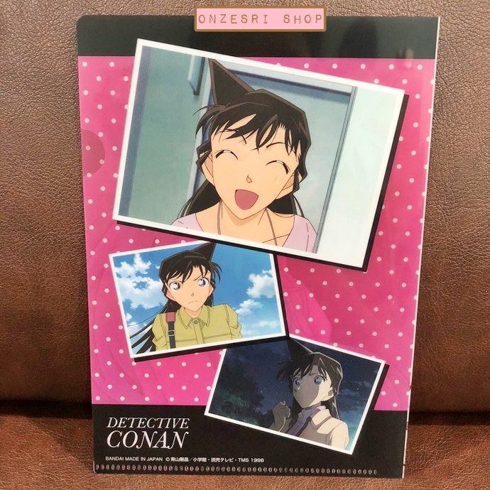 แฟ้มเล็กขนาด A5 ขนาด 14.5 x 20.5 ซม. Detective Conan Art Series Mini Clear File ลาย Ran Mori มาพร้อมซองกระดาษใส่ลายเฉพาะ ไม่มีวางจำหน่ายทั่วไปนะคะ ต้องกดตู้ที่ญี่ปุ่นมาค่ะ