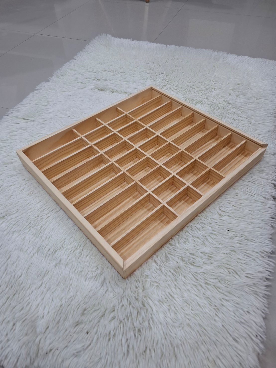 งานกล่องไม้ฝาสไลด์อะคริลิค