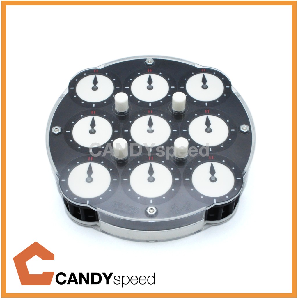 QiYi Magnetic Clock รูบิคนาฬิกา Rubik Clock มีแม่เหล็ก มาใหม่ | QiYi Clock M | By CANDYspeed