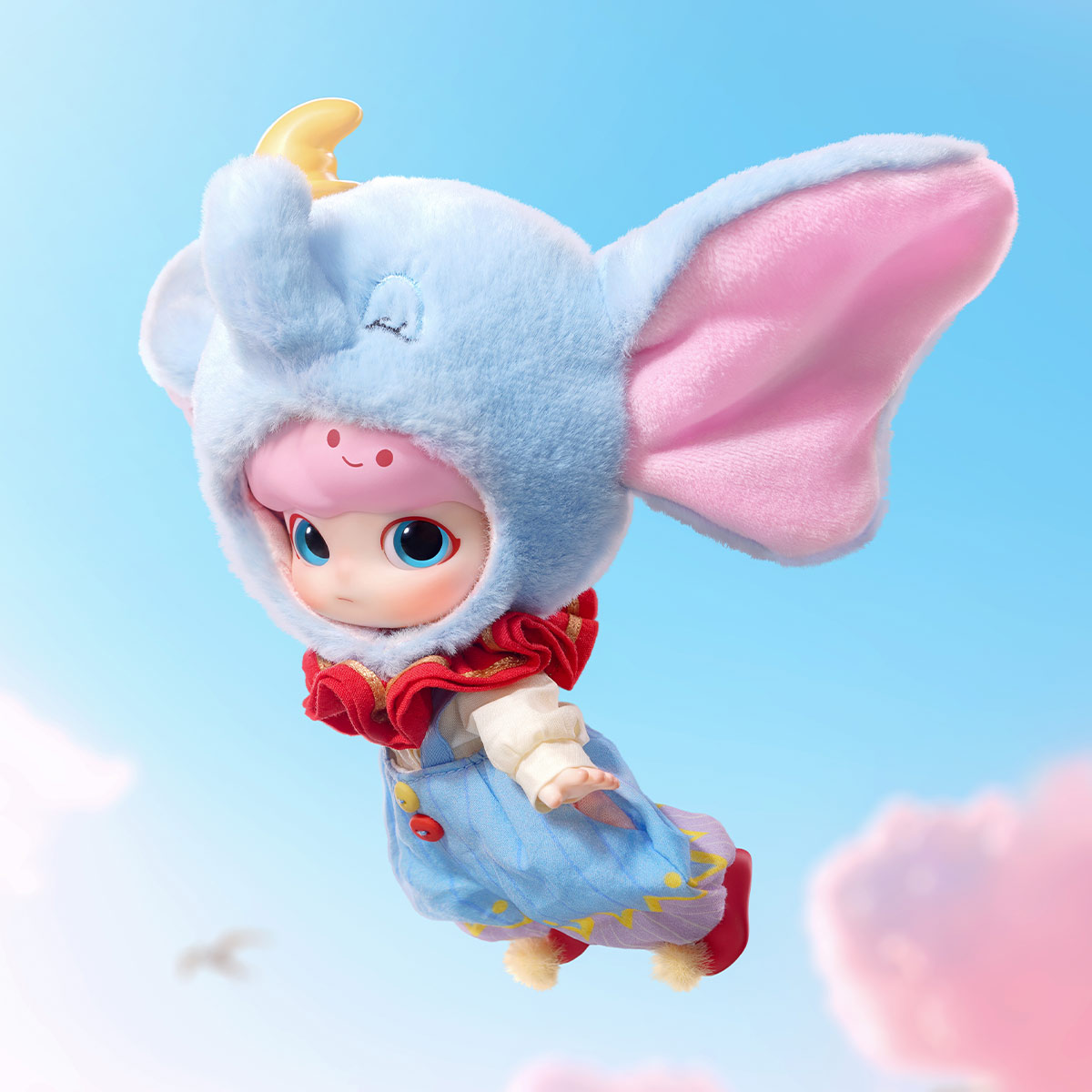 DIMOO × Dumbo Action Figure ความสูง 14 ซม. ของแท้จากช็อป POP MART Shanghai