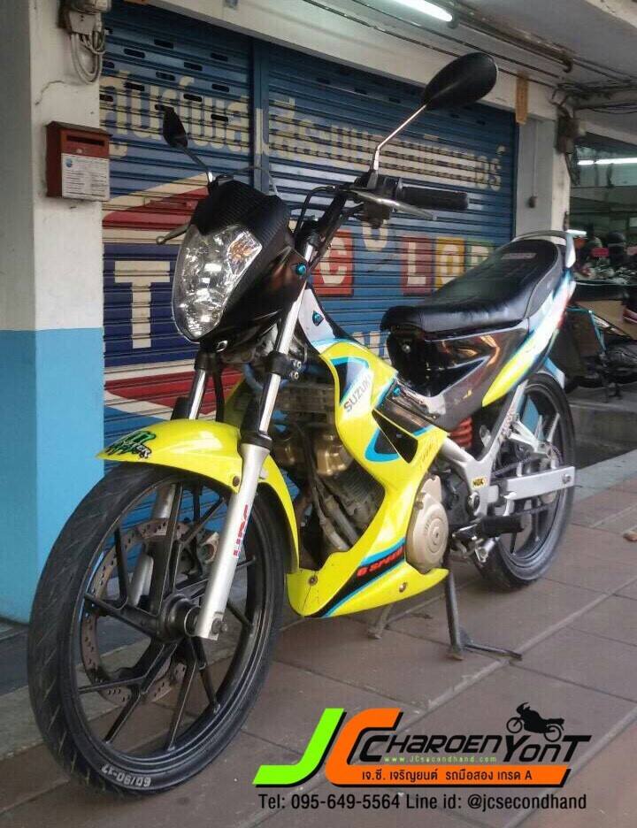 สวย แรง คันนี้เลย (ทะเบียนเรียงด้วย) SUZUKI RIDER 150cc.ปี48 รถมือเดียวออกห้าง เครื่องเดิมดี