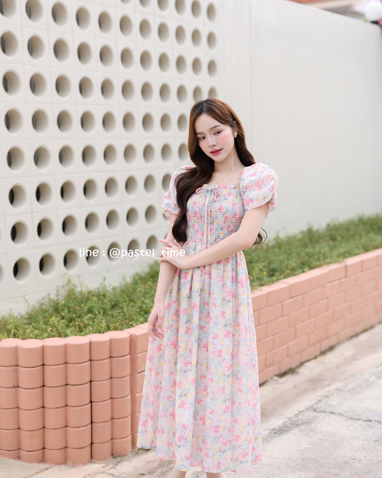 Fiore Smock Midi Dress