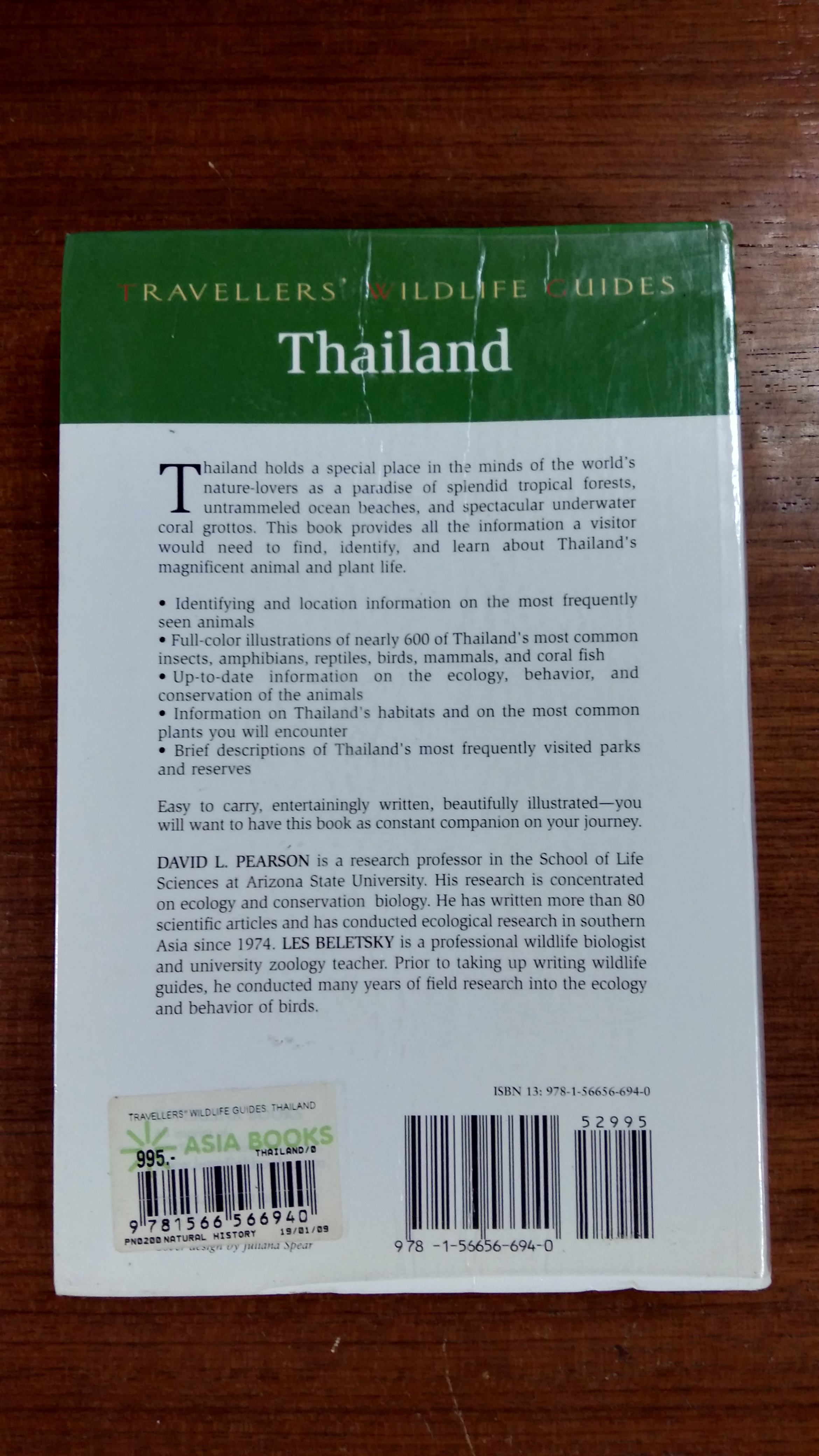 TRAVELLERS' WILDLIFE GUIDES THAILAND / DAVID L. PEARSON