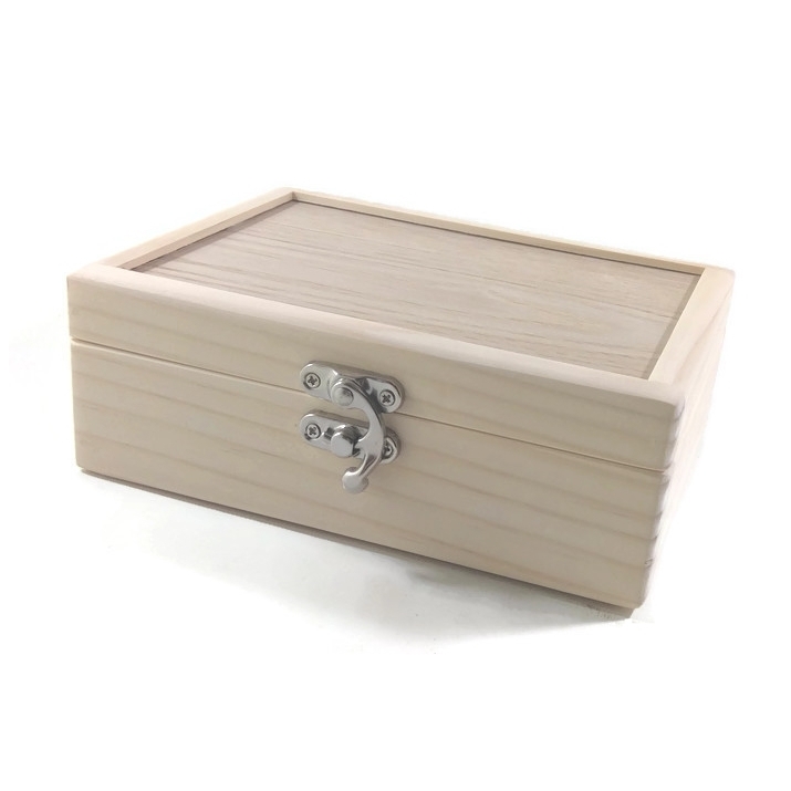 กล่องไม้สนขนาด 13X17x6ซม.