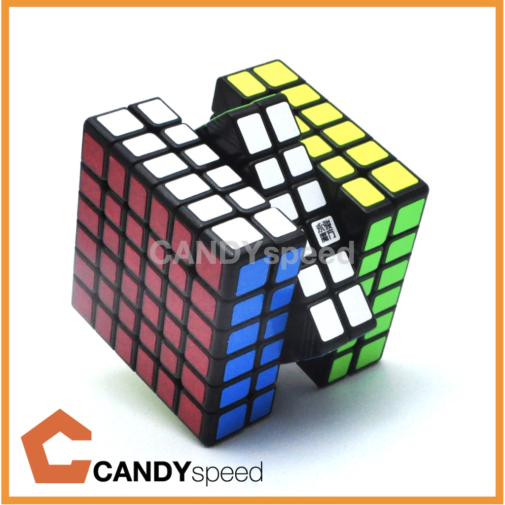 รูบิค YJ YuShi V2 M 6x6 Black มีแม่เหล็ก | By CANDYspeed