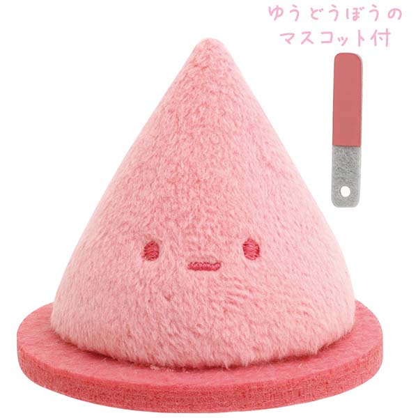 ตุ๊กตา Sumikko Gurashi - Sumikkomono ตัวเล็ก ไซส์ SS แบบกรวยสีชมพู & ไม้ ขนาด 5.5 x 5.5 x 5.5 ซม.