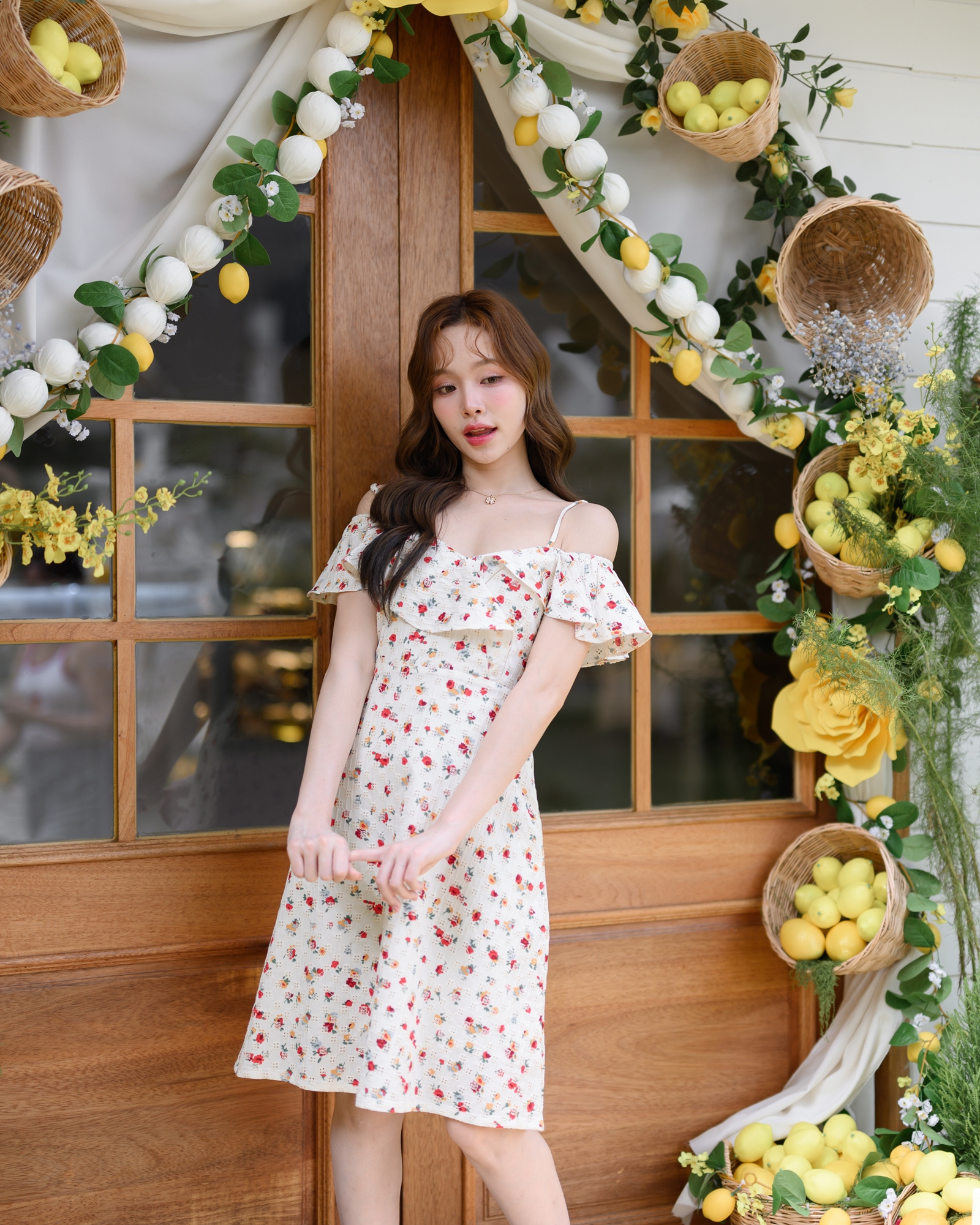 Hanano Yume Off-shoulder Dress