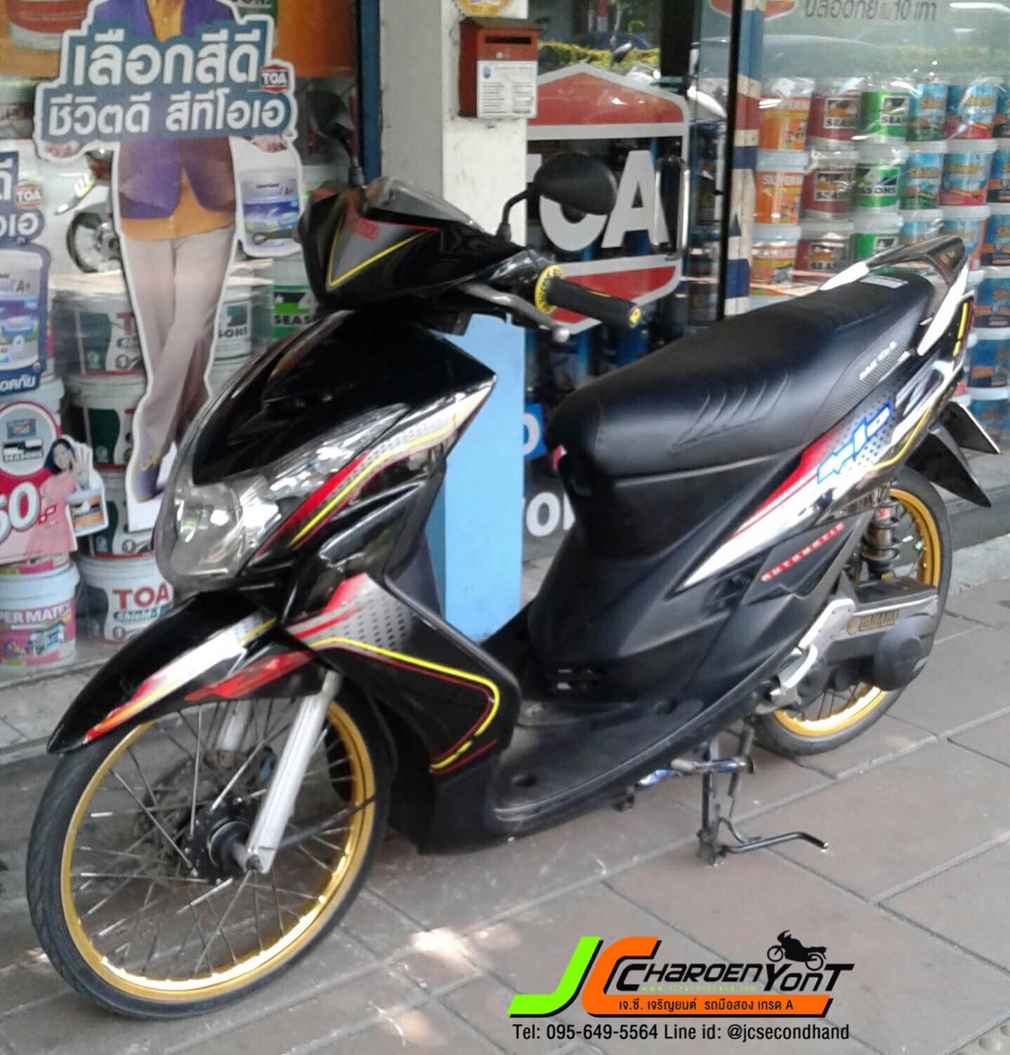 รถบ้านเทินร์มา......ราคาเบาๆเลยคันนี้ YAMAHA MIO115 รถจดทะเบียนปี 51 รถสภาพพร้อมใช้งาน