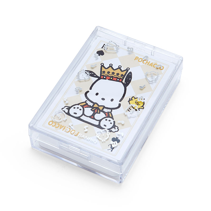 กล่องกระดาษโน้ต Forever Sanrio ลาย Pochacco ทำเป็นแบบกล่องไพ่ มีกระดาษ 4 ลาย รวม 140 แผ่น ขนาด 6.4 x 9.5 x 2.5 ซม.