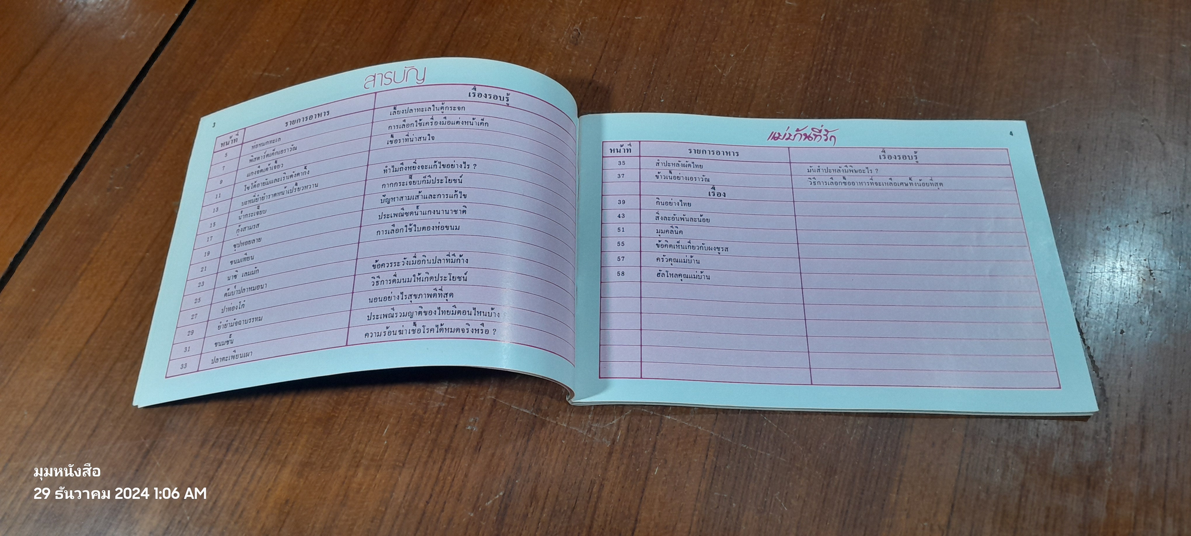 คู่มือชมรายการ แม่บ้านที่รัก เล่ม 6