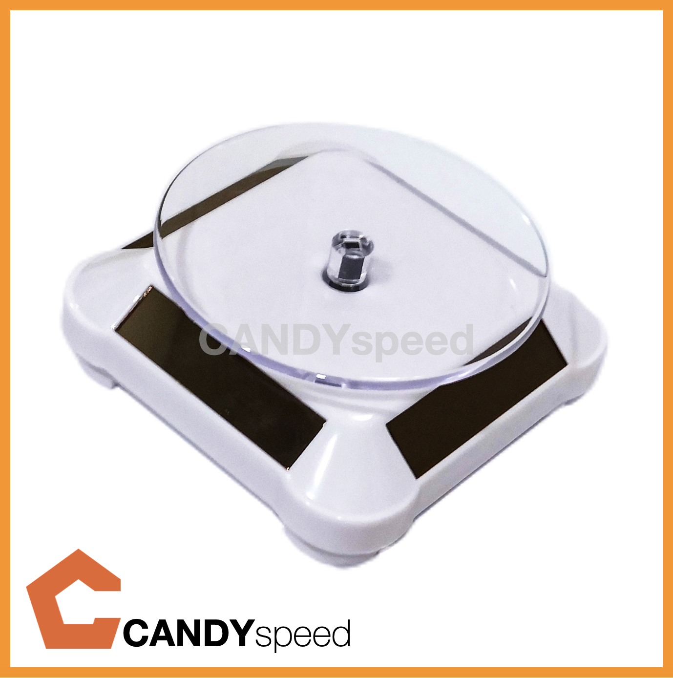 Cube Display 360 Degree Turning Solar Cell Power ใช้พลังงานโซลาเซลล์ | Cube Stand | By CANDYspeed