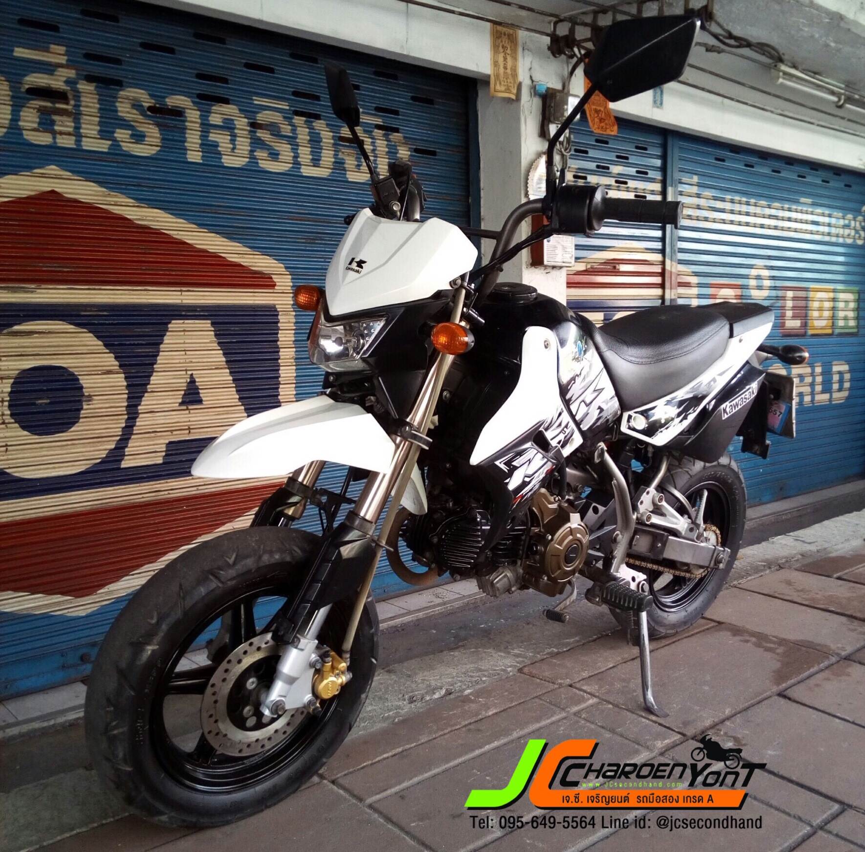 "หนุ่มน้อยหล่อๆเดิมๆ" KAWASAKI KSR สตาร์ทมือ จดทะเบียนกลางปี 56 สภาพเดิมจัดทั้งคัน เครื่องเดิมแน่น