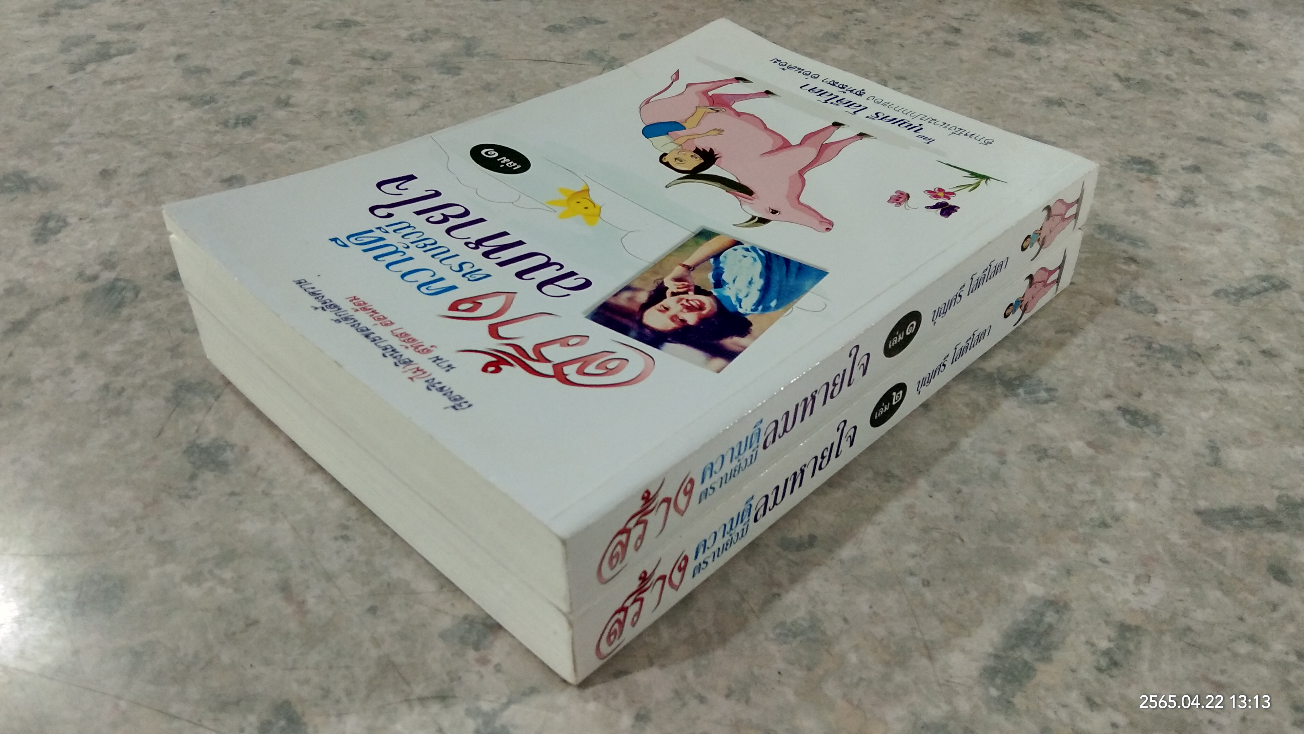 สร้างความดีตราบยังมีลมหายใจ เล่ม 1-2 / บุญศรี โสดีโสดา