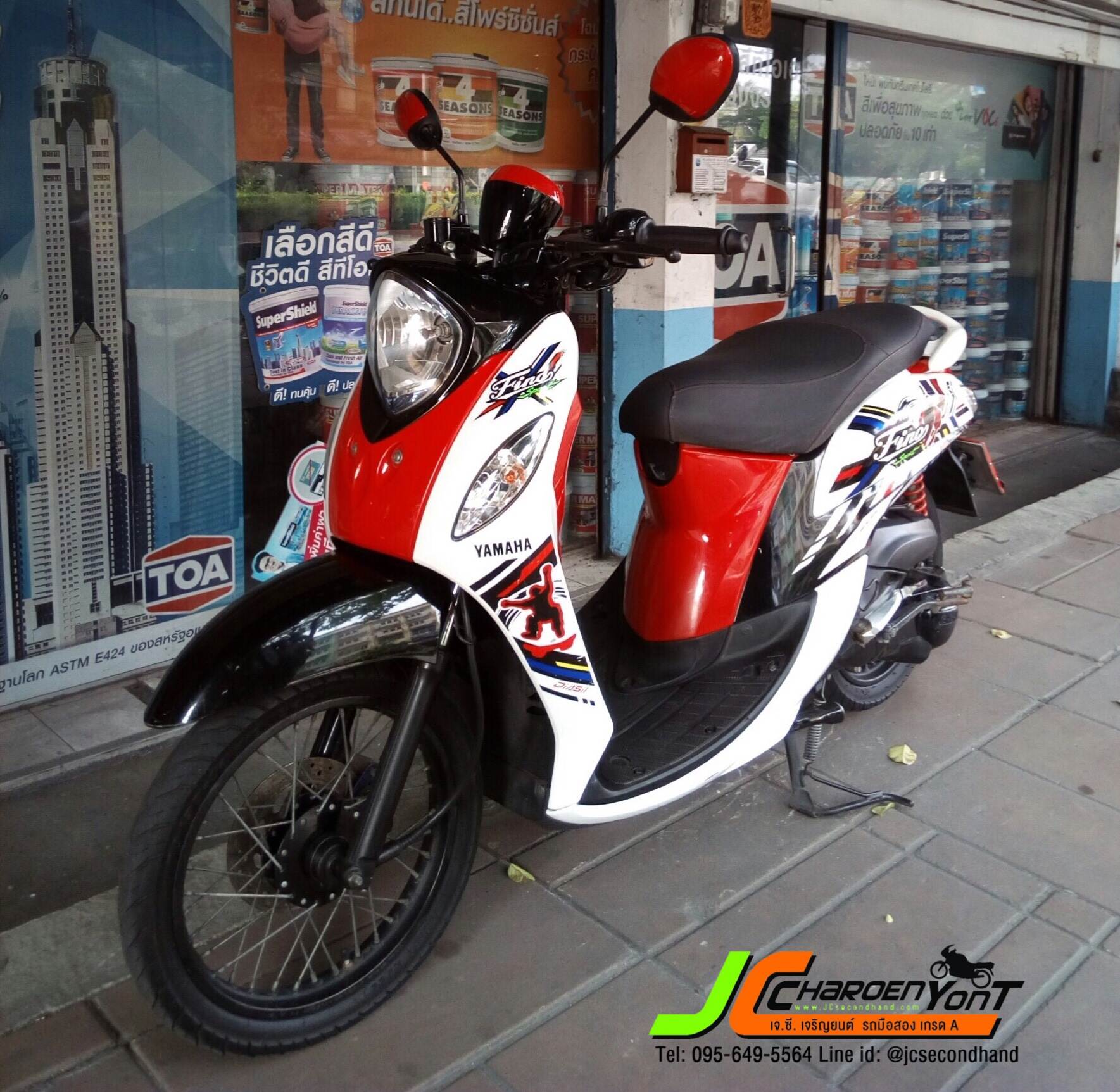 รถบ้านสภาพดี ปีก็ใหม่ มาอีกคันแล้วจ้า YAMAHA FINO FI จดทะเบียนปี 58 รถเดิมจัดเลยคะ เครื่องดีนิ่ม เงียบไม่เคยแกะ สตาร์ติดง่ายเบานิ่ง
