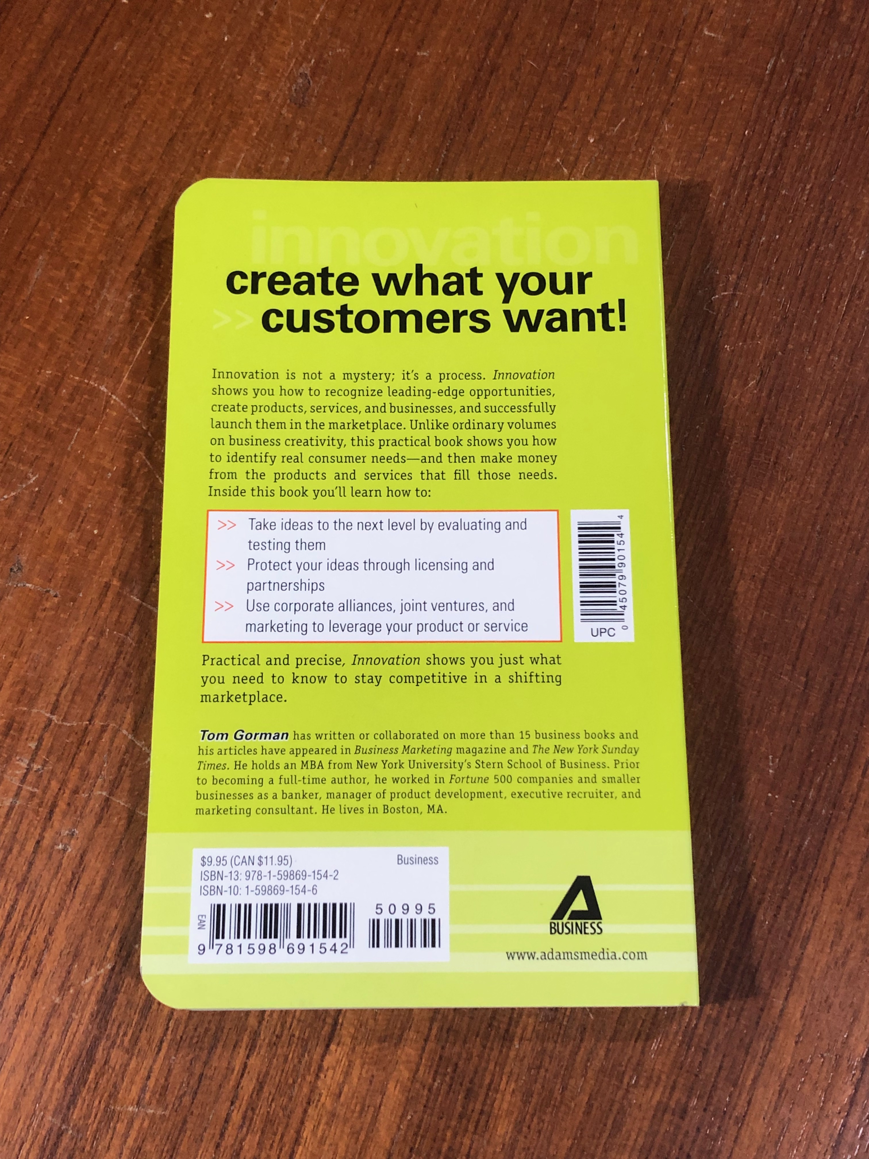 innovation / Tom Gorman