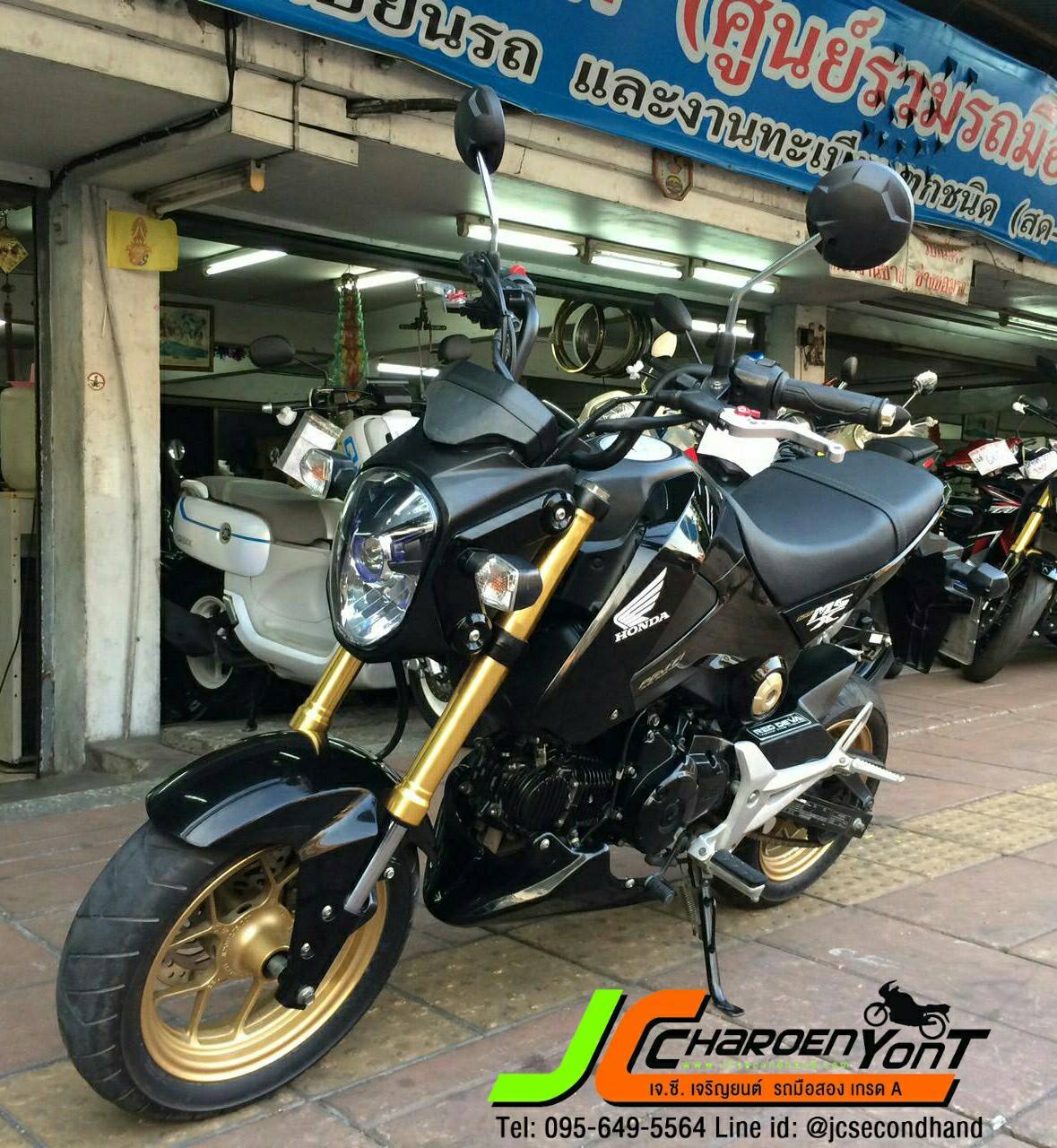 "รถบ้านมาใหม่ วิ่งน้อยพร้อมใช้" HONDA MSX125 จดทะเบียนปลายปี57 แม็คทอง สภาพดีพร้อมใช้มาก ไมล์แท้วิ่งน้อย7พันโล
