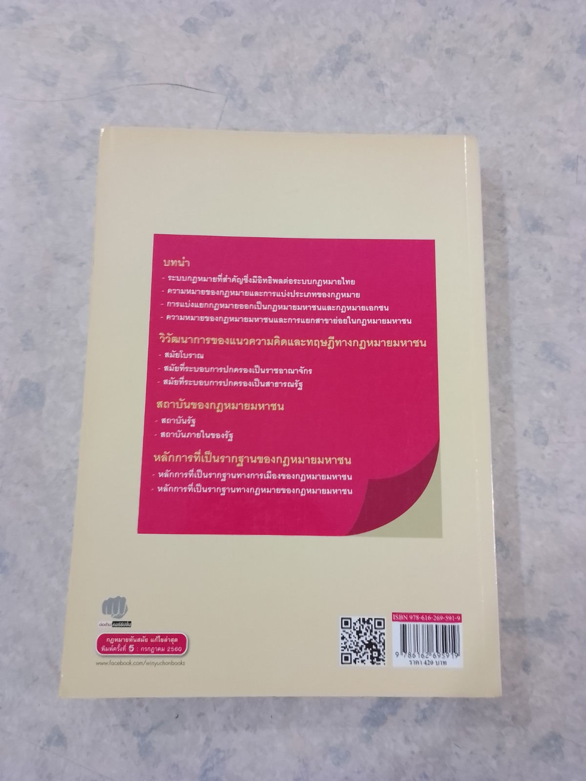 กฎหมายมหาชน / ศ.(พิเศษ) ดร.ชาญชัย แสวงศักดิ์