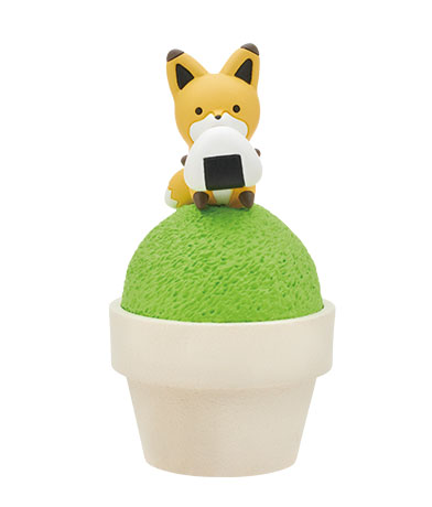 โมเดลกระถางต้นไม้พร้อมตัวคาแรคเตอร์ Tanuki & Kitsune (Raccoon & Fox) จากญี่ปุ่น เป็นโมเดลตั้งได้ ขนาดสูงประมาณ 6 ซม. มี 5 แบบให้เลือก