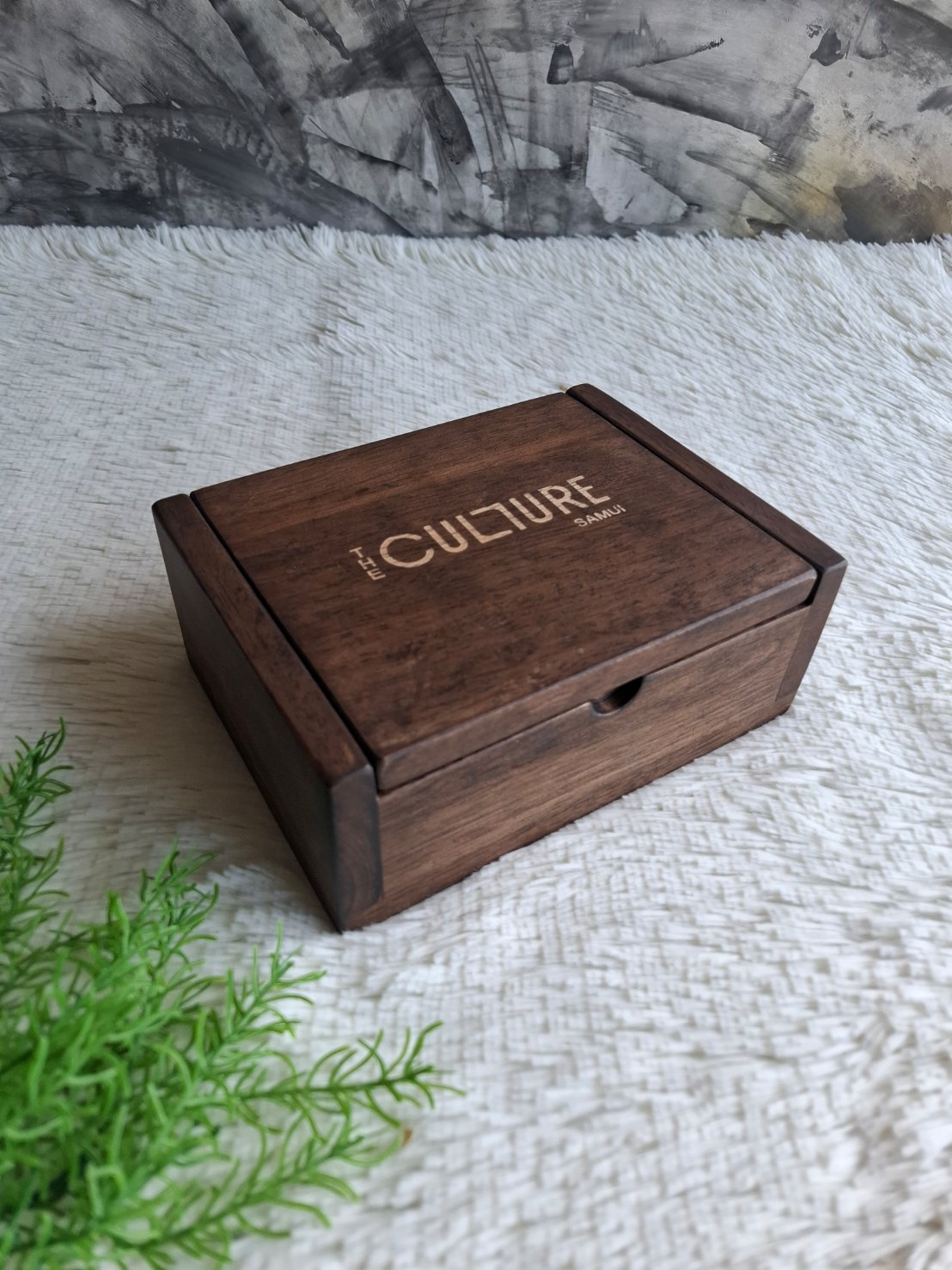 กล่องไม้ยางพารา