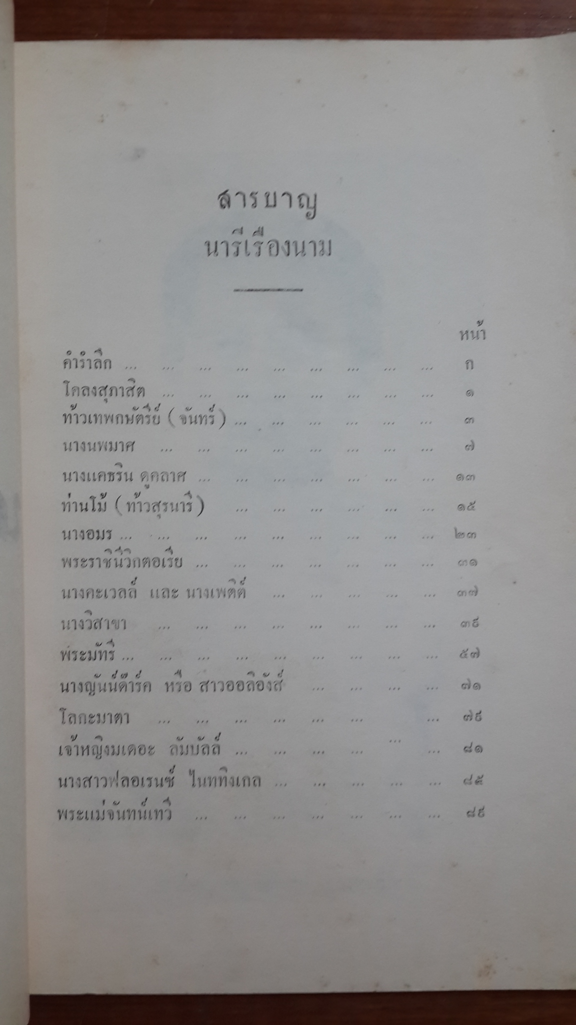 นารีเรืองนาม : กระทรวงมหาดไทย พิมพ์ชำร่วยในงานพระราชทานเพลิงศพ คุณหญิงวิบูลลักสม์ ชุณหะวัณ