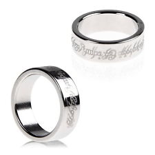 แหวนแม่เหล็ก PK Ring ลาย The Lord Of The Ring สีเงิน
