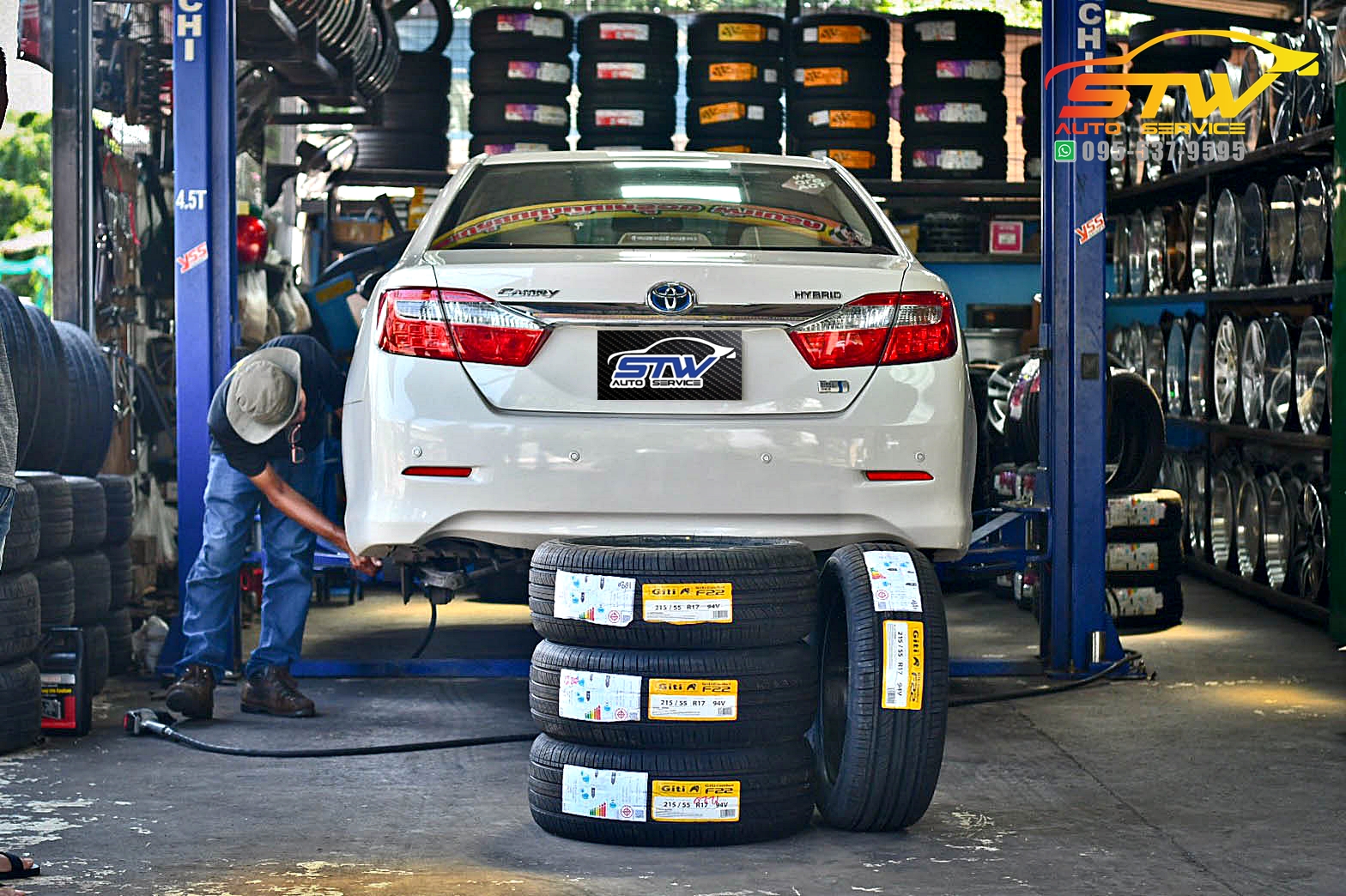 ยางใหม่ GITI Comfort F22 215/55R17 94V