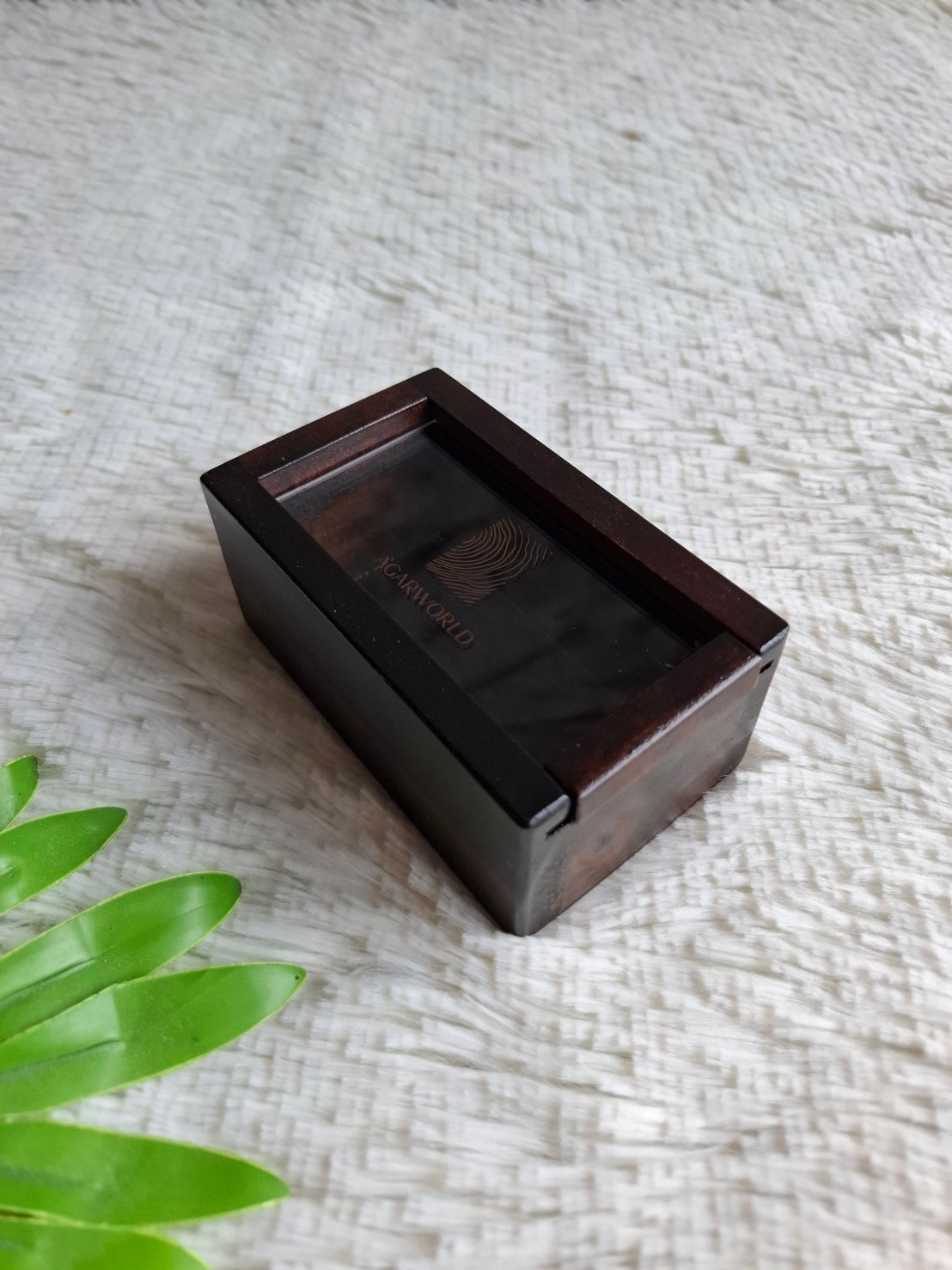 กล่องไม้ฝาสไลด์อครีลิค