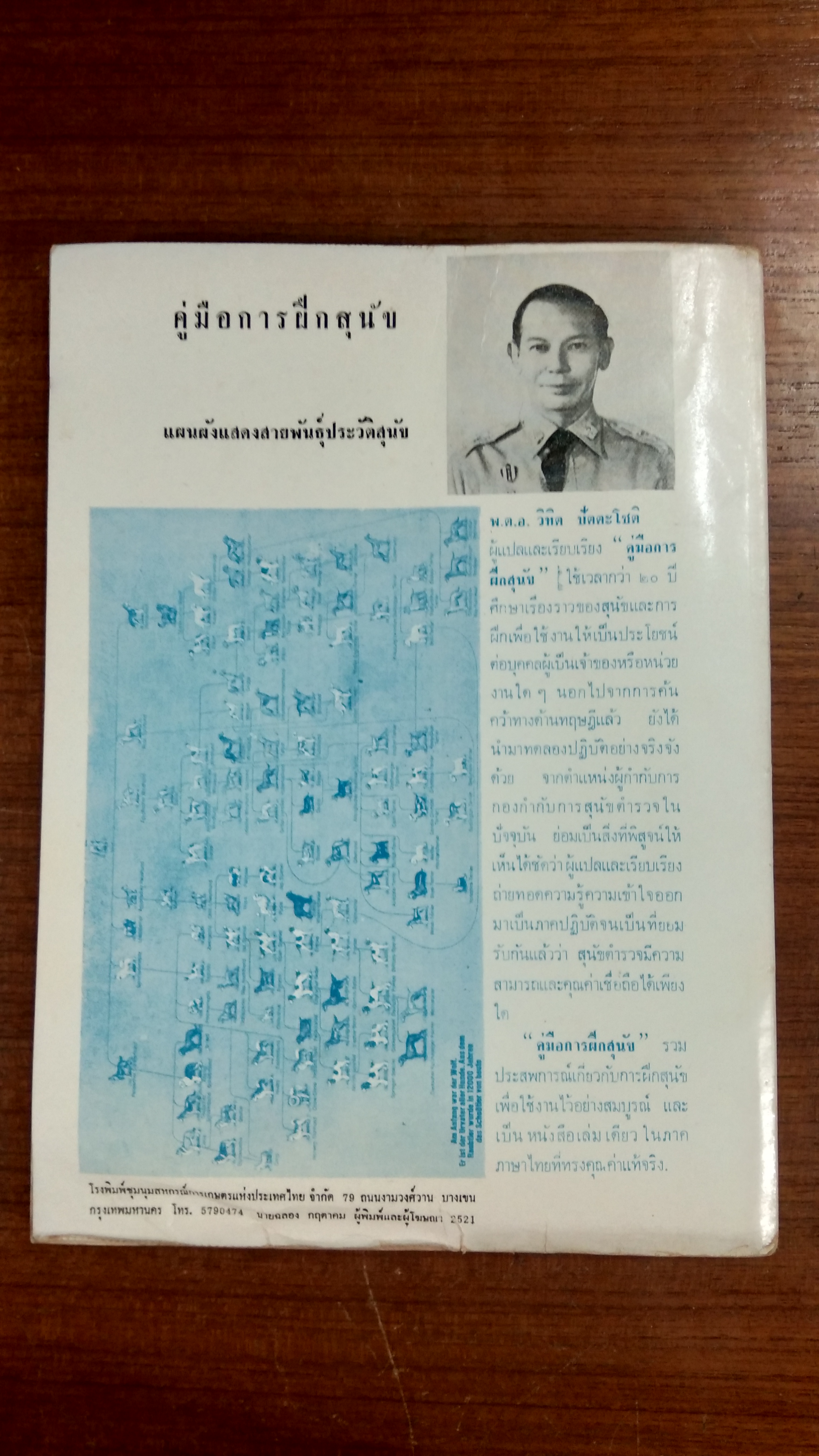 คู่มือการฝึกสุนัข / พ.ต.อ.วิทิต ปัตตะโชติ แปล