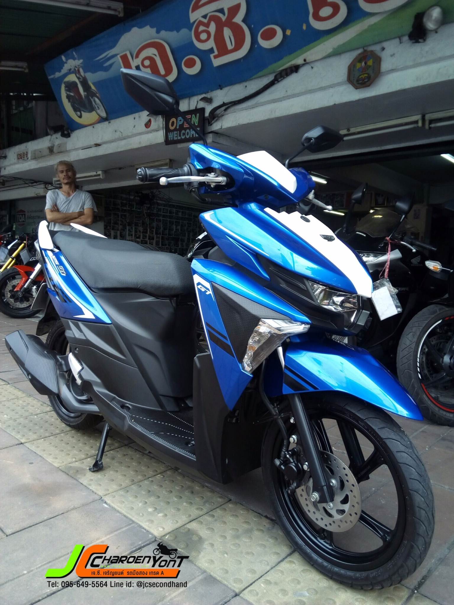 โคตรเป๊ะ โคตรปัง ! สภาพป้ายแดง YAMAHA GT-125 ลายล่าสุด