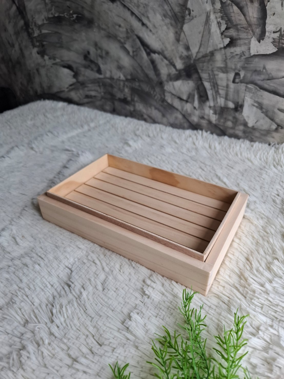 กล่องไม้ใส่ซูชิ