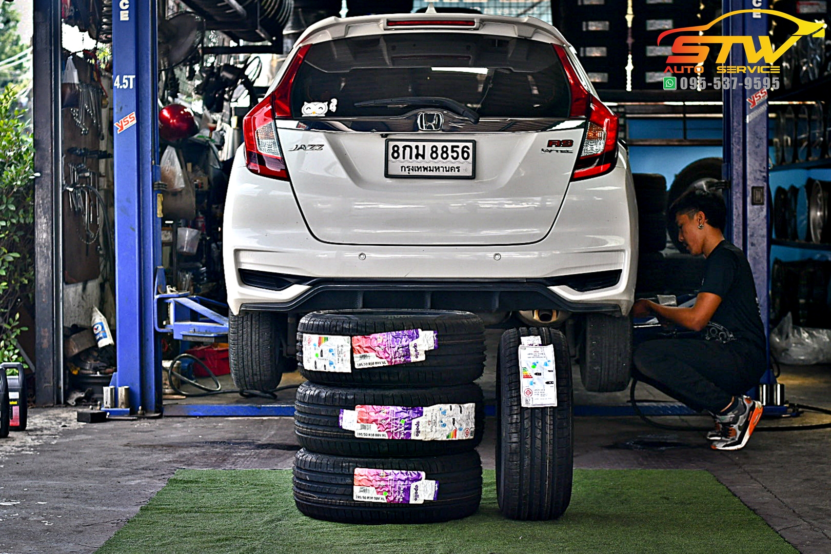 ยางใหม่ APOLLO Alnac 4G 195/50R16 88V