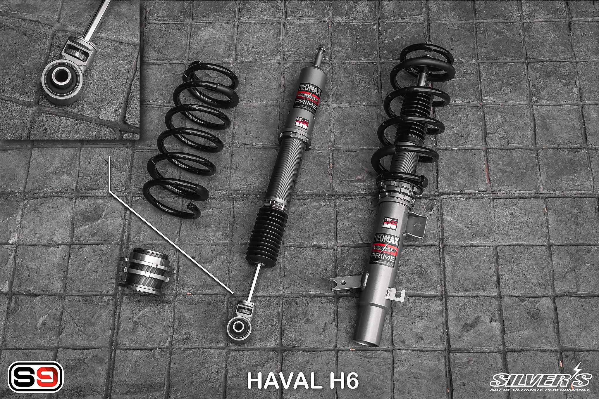 โช้คอัพ Silver’s รุ่น NeoMaxPrime สตรัทปรับเกลียว ใส่ HAVAL H6