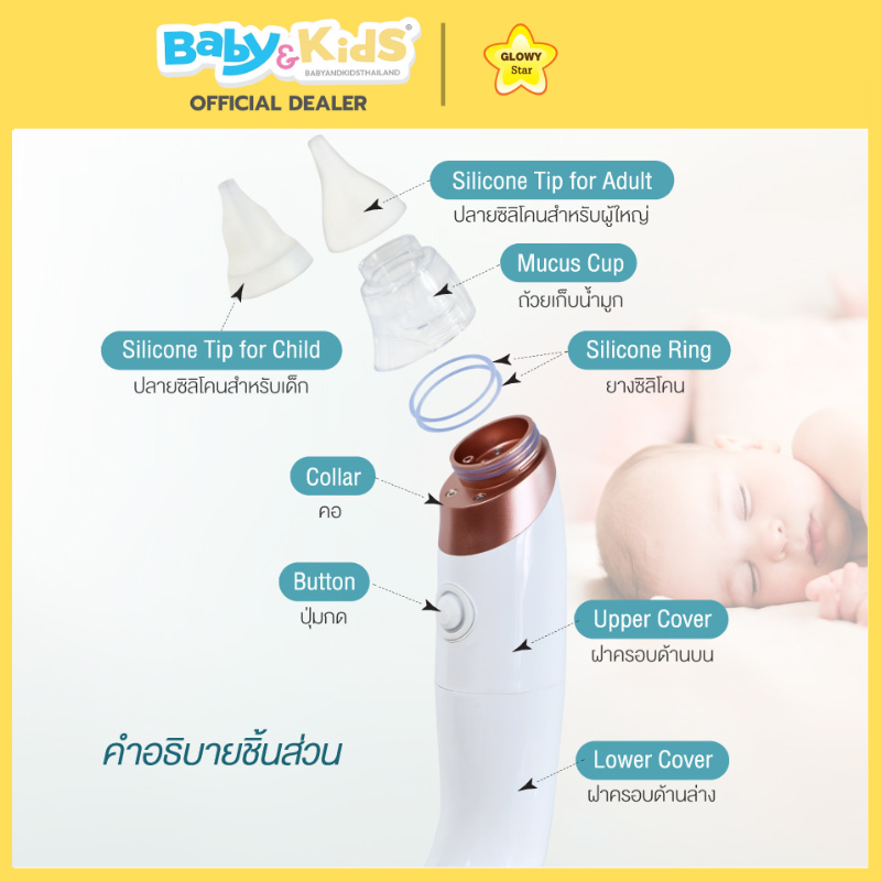 Glowy Star เครื่องดูดน้ำมูกอัตโนมัติ NA-A001