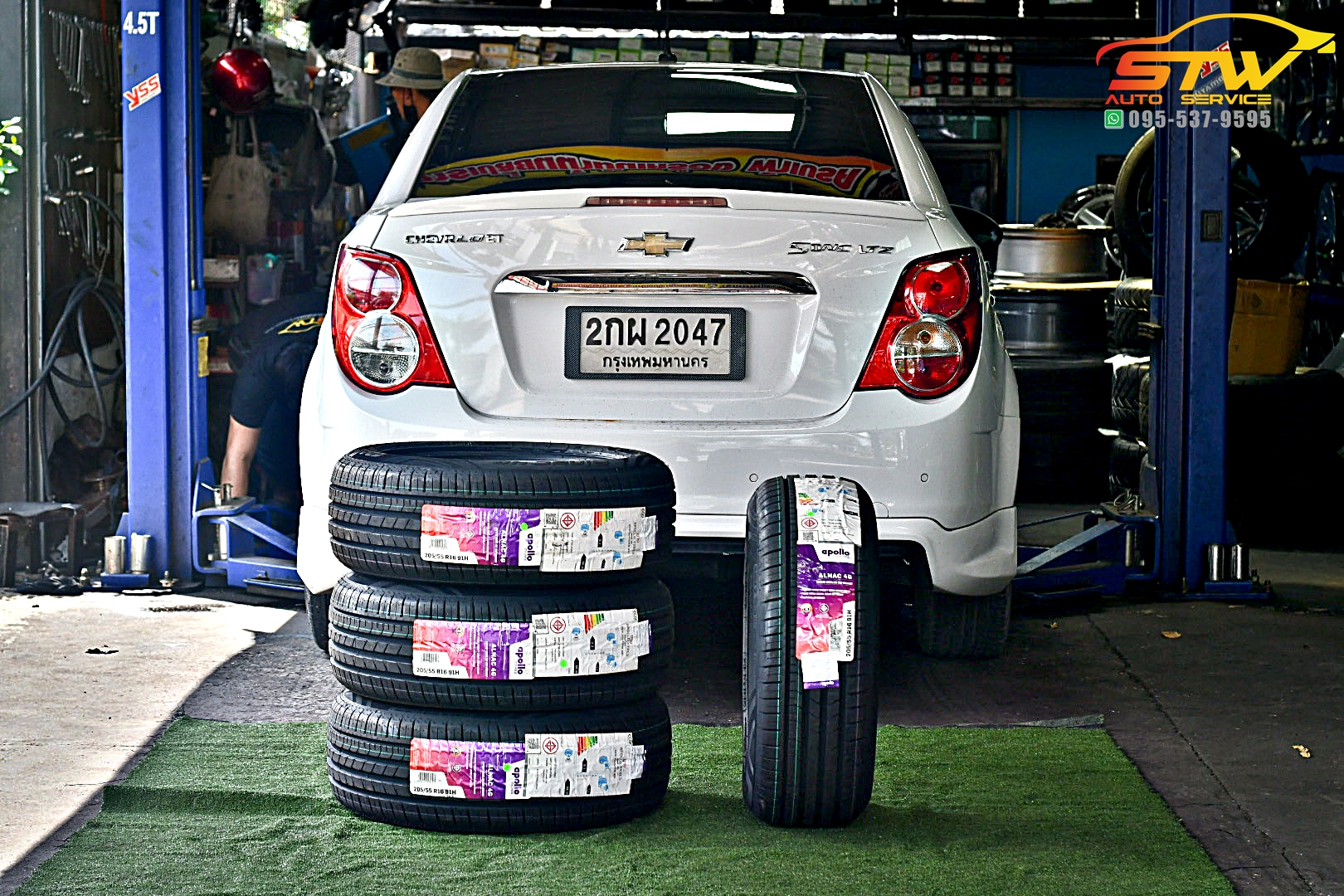 ยางใหม่ APOLLO Alnac 4G 205/55R16 91H