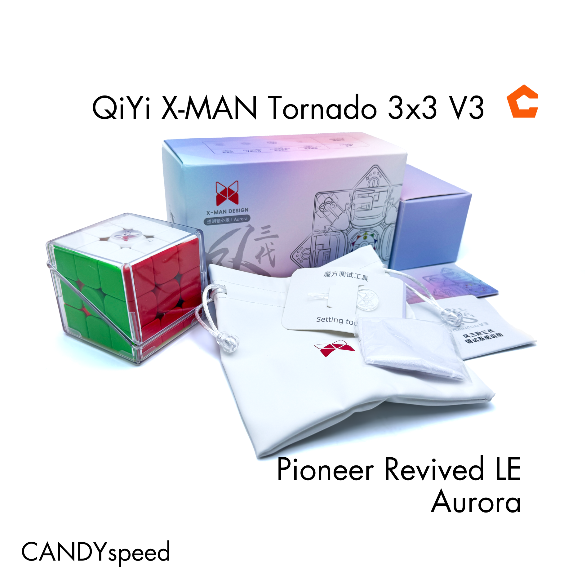 QiYi X-Man Tornado V3 M รูบิค Cube 3x3 | GAN 13 Killer | by CANDYspeed