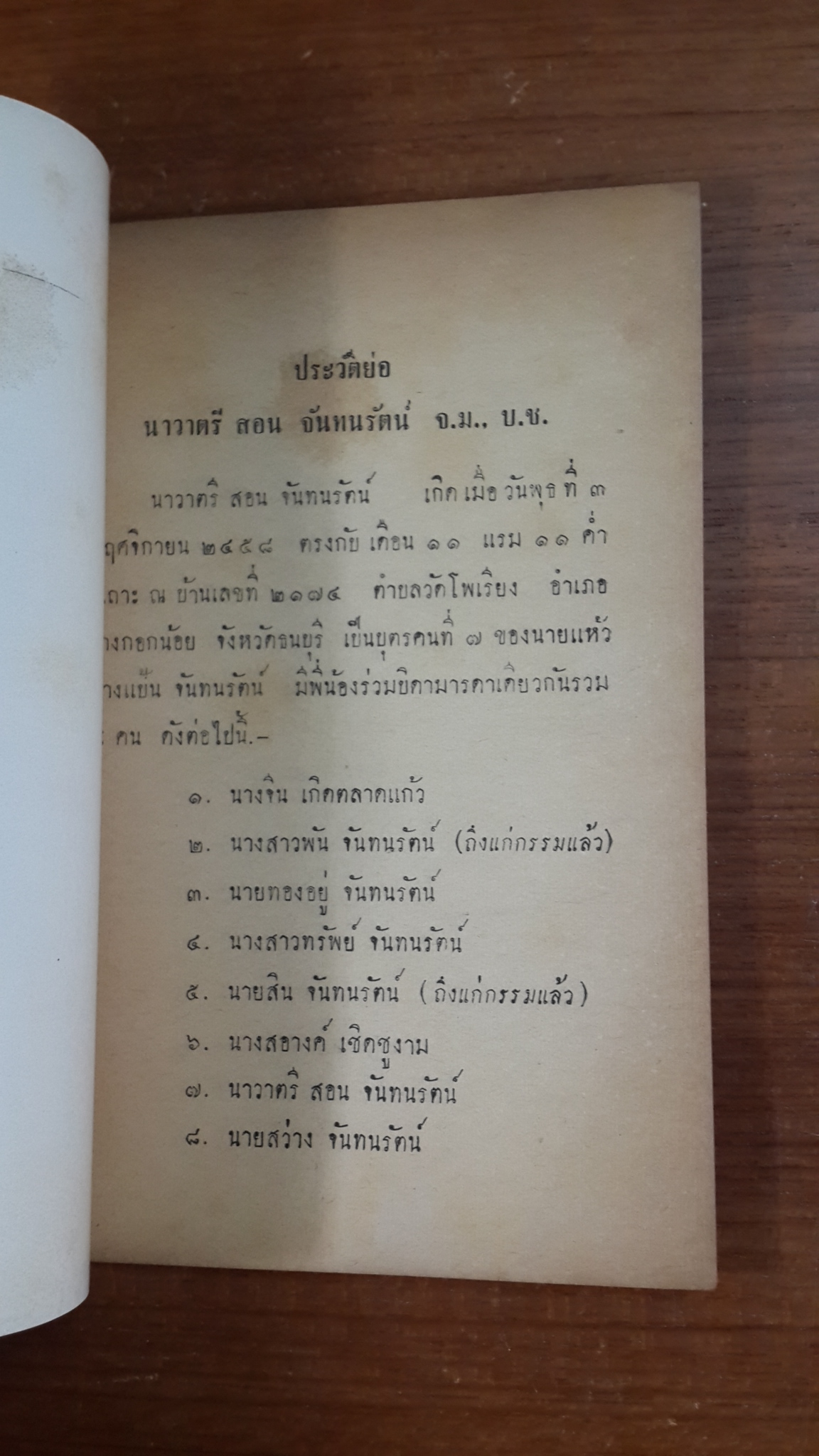 อนุสรณ์ในงานพระราชทานเพลิงศพ นาวาตรี สอน จันทนรัตน์