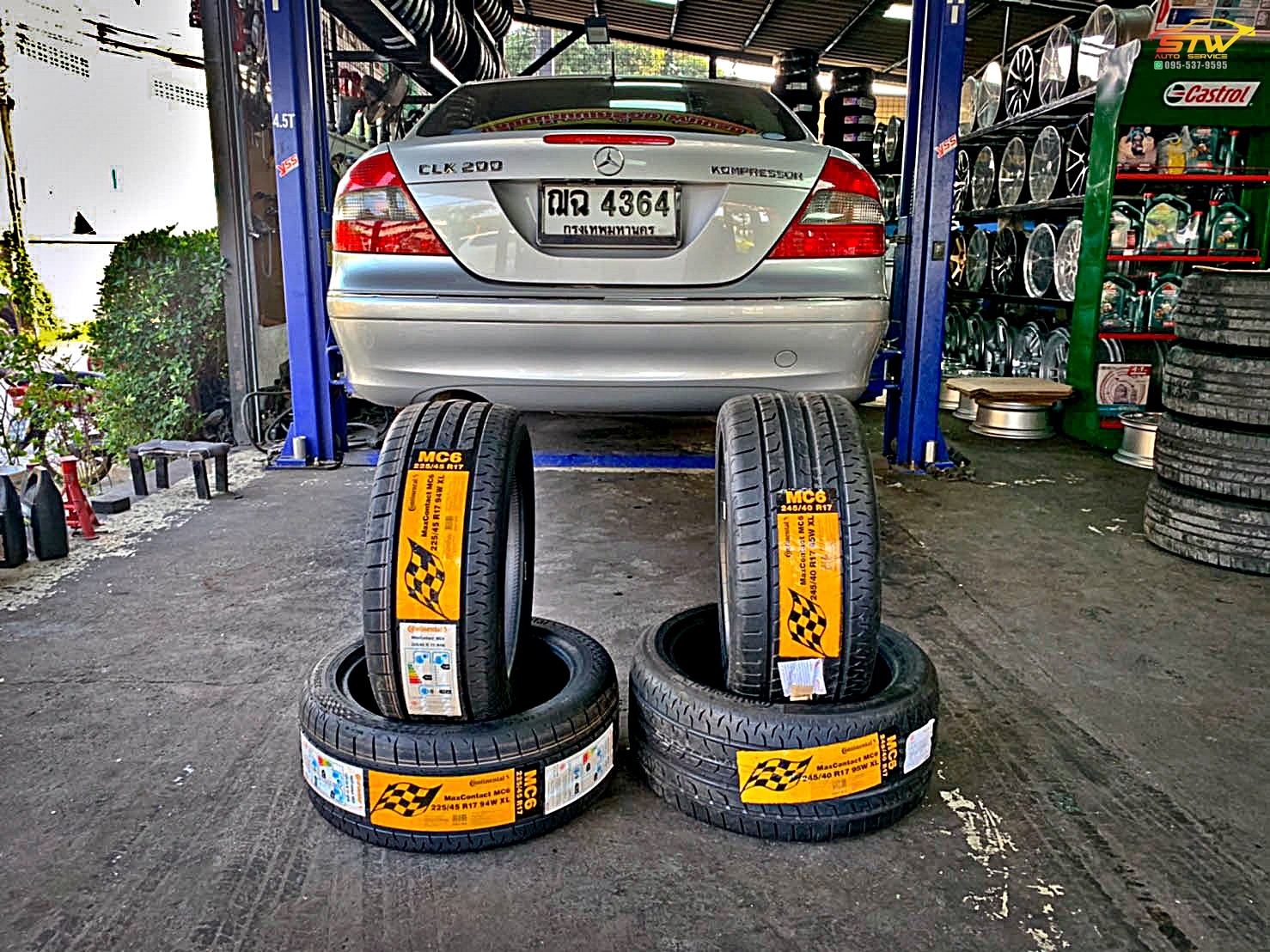 ยางใหม่ CONTINENTAL MaxContact MC6 225/45R17 245/40R17