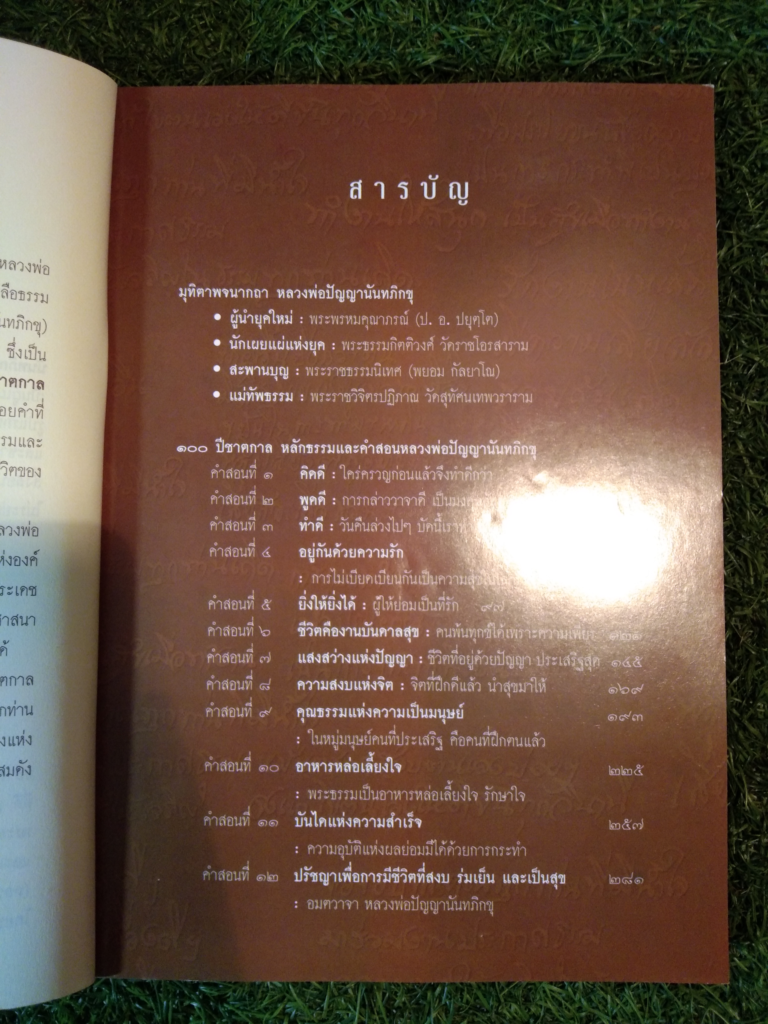 100 ปีชาตกาล หลักธรรมและคำสอน / หลวงพ่อปัญญานันทภิกขุ
