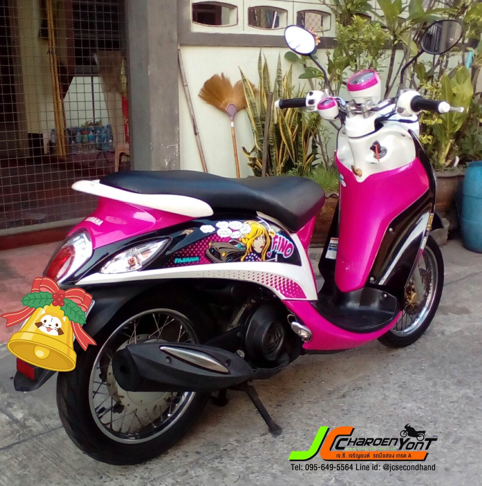 สีสันหวานสดใส น่าโดนจริงๆ คันนี้ YAMAHA FINO Fi รถจดทะเบียนกลางปี56
