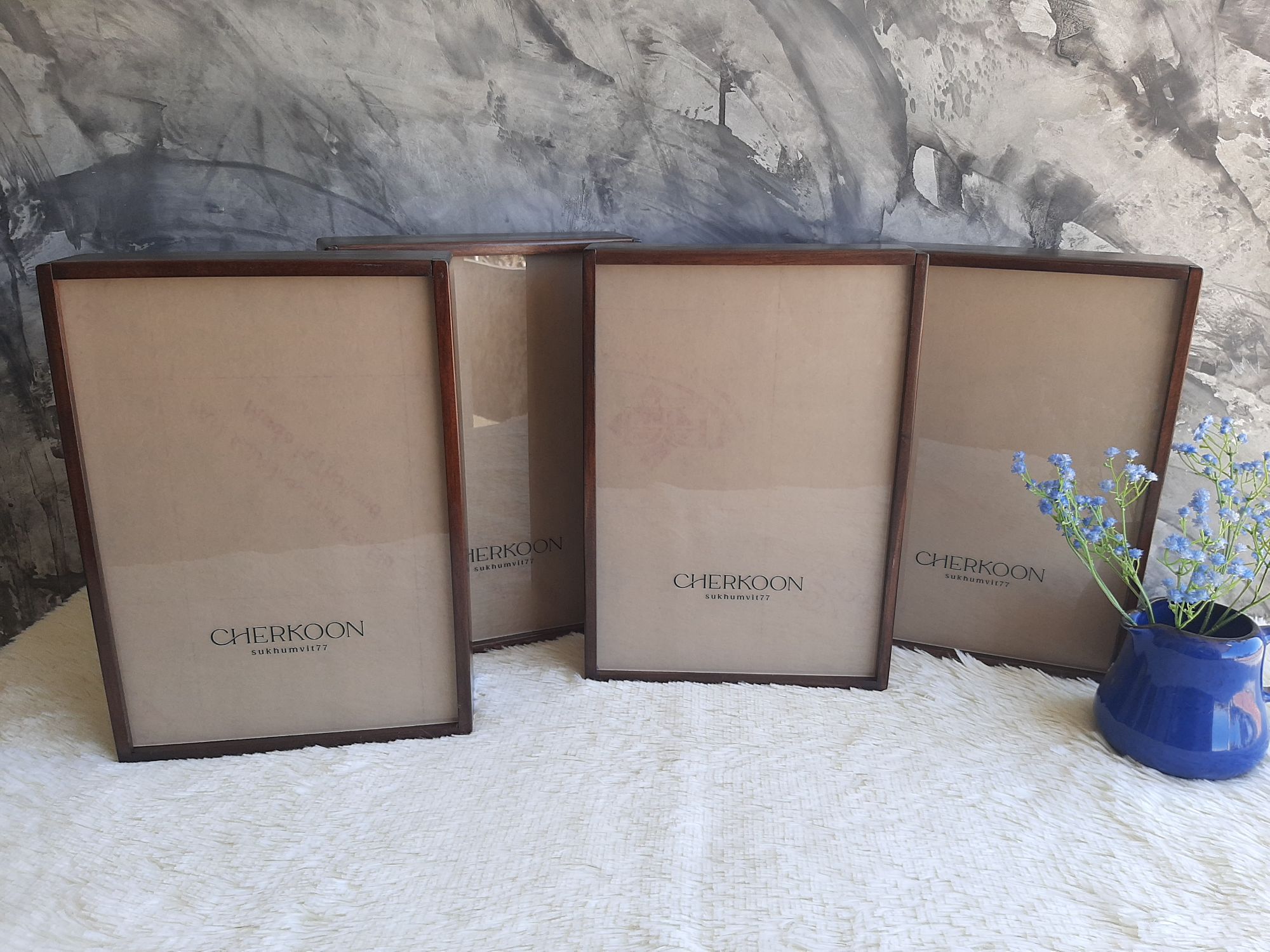 กล่องไม้ฝาสไลดื ฝาอครีลิคขุ่น